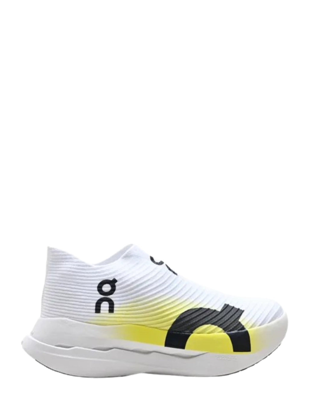 On Cloudboom Strike LS White yellow
