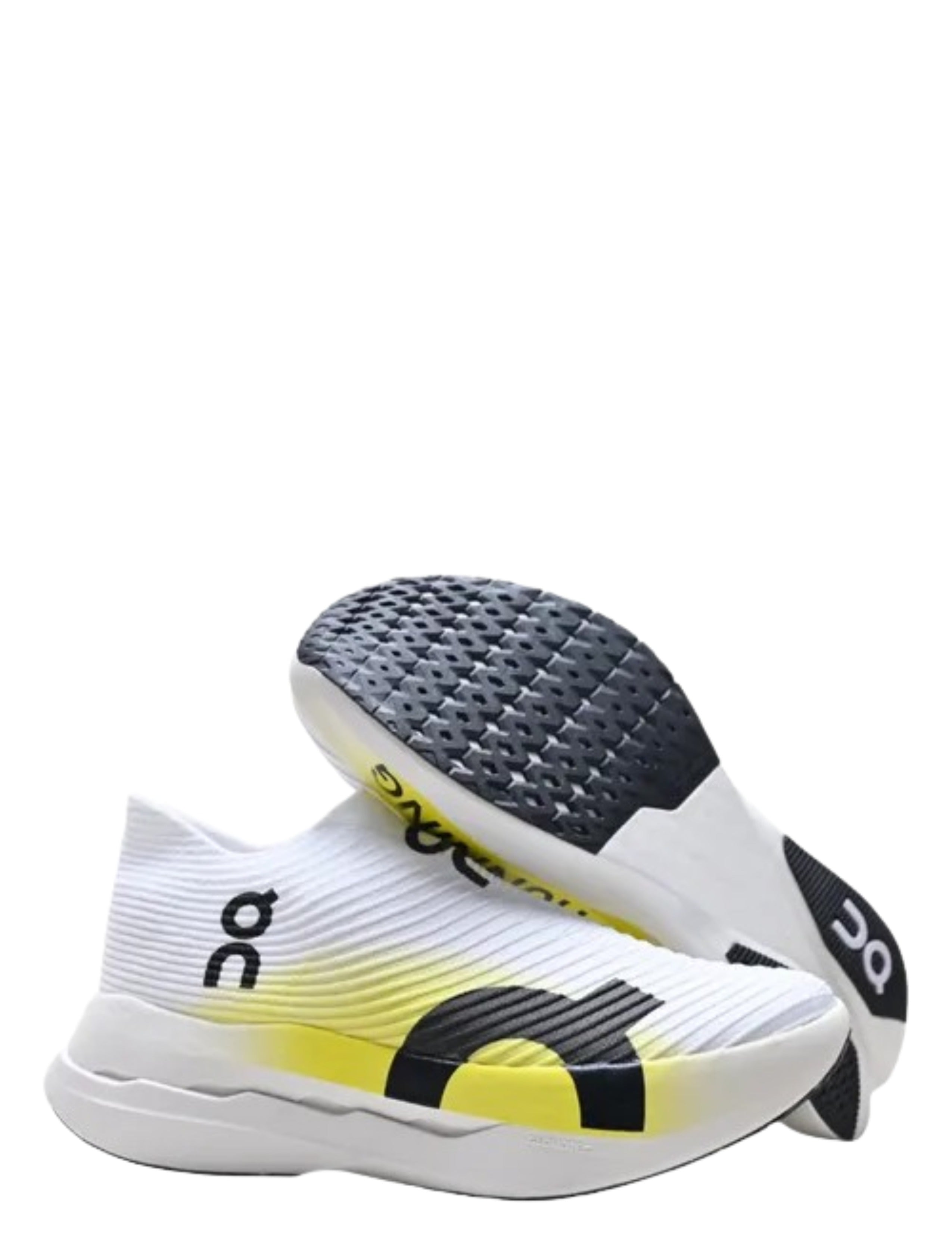 On Cloudboom Strike LS White yellow