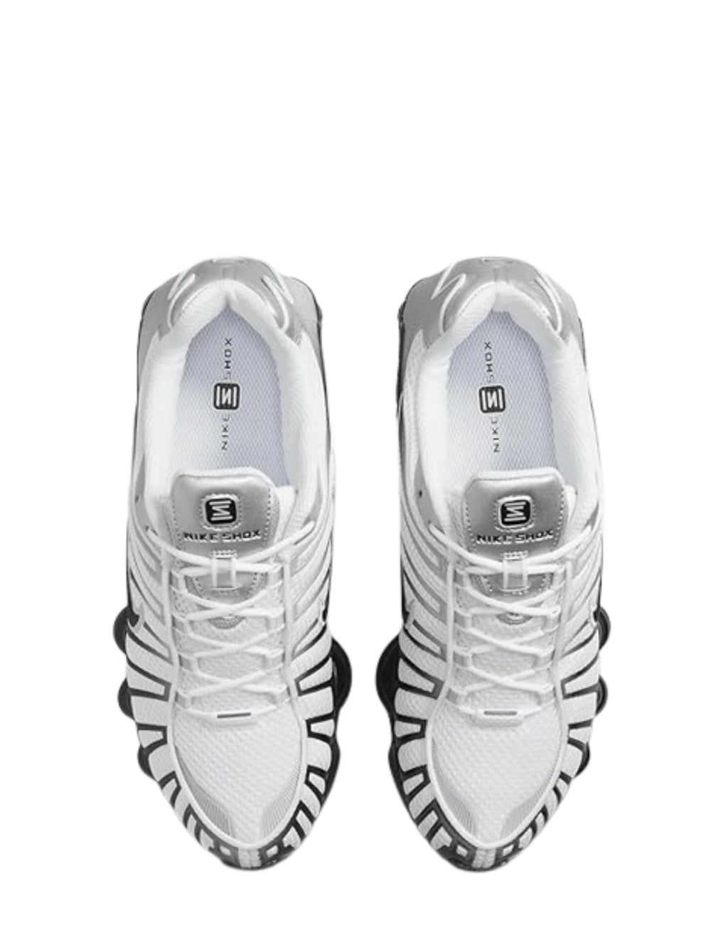 Nikee Shox TL Metallic Silver White Black 215