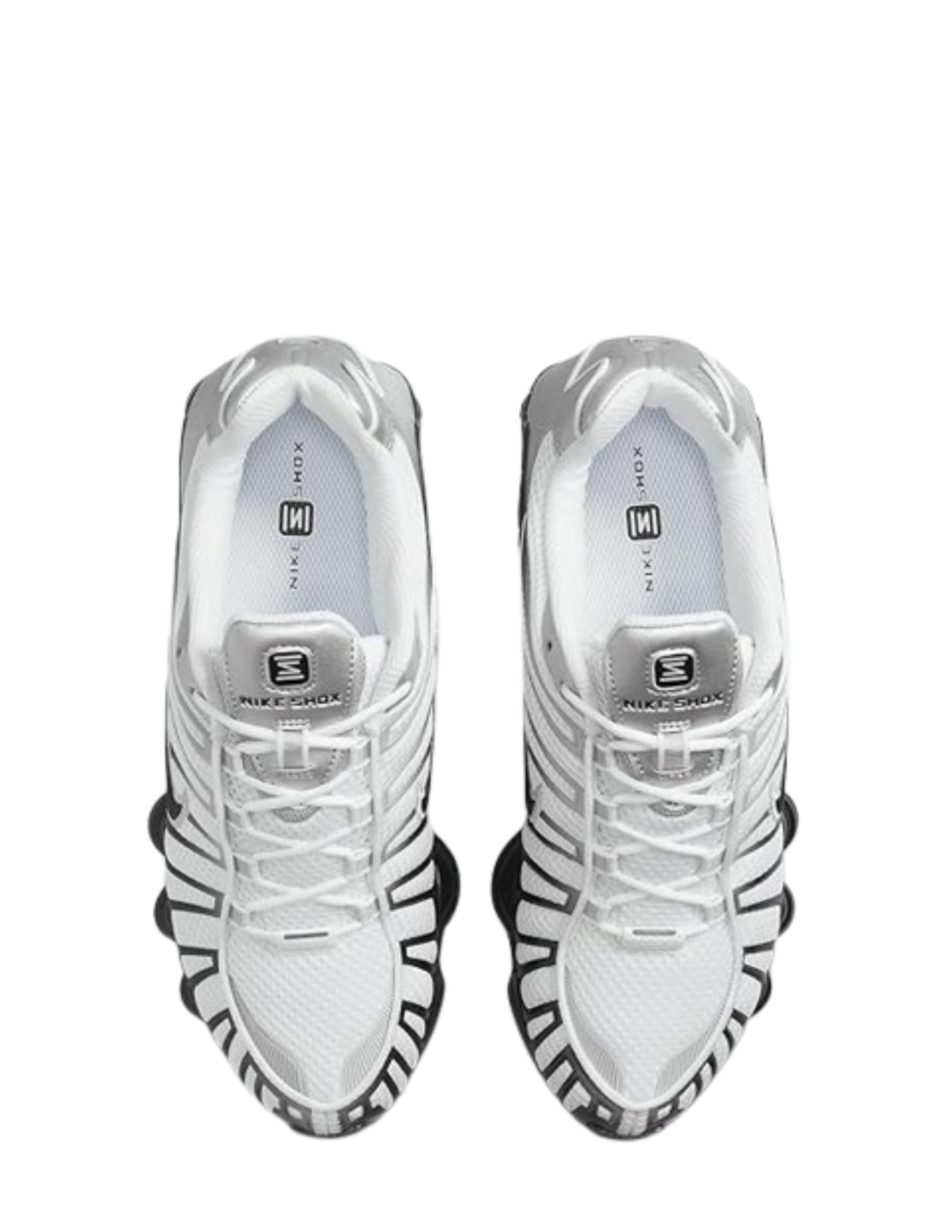 Nikee Shox TL Metallic Silver White Black 215