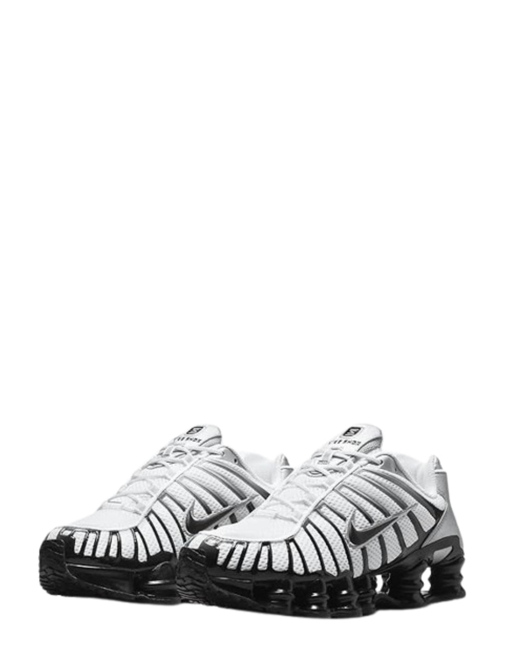 Nikee Shox TL Metallic Silver White Black 215