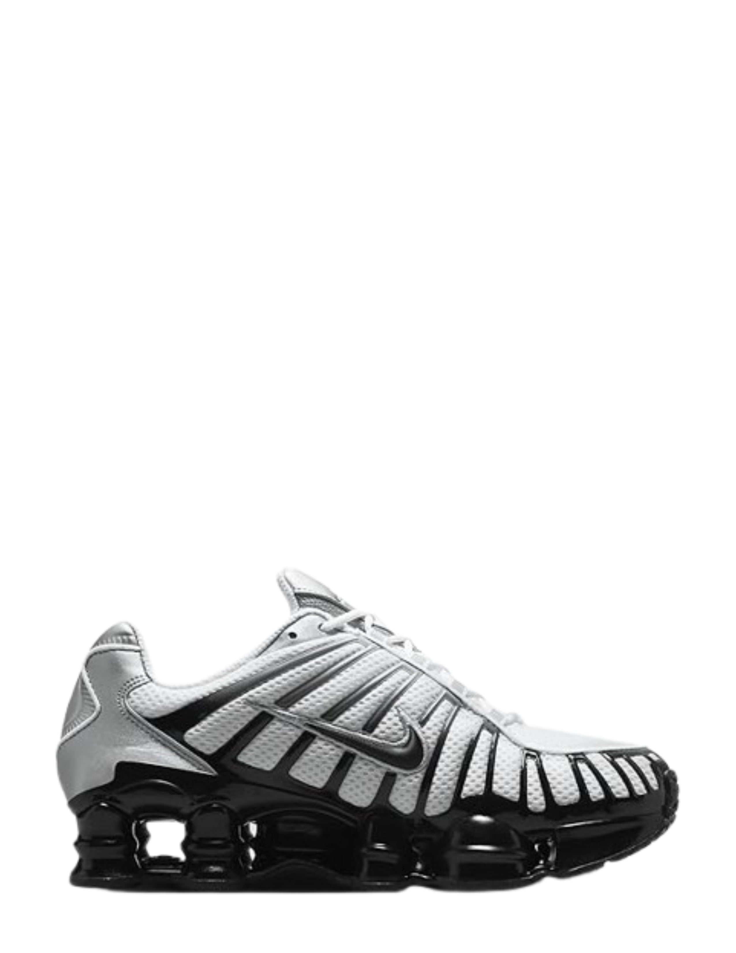Nikee Shox TL Metallic Silver White Black 215
