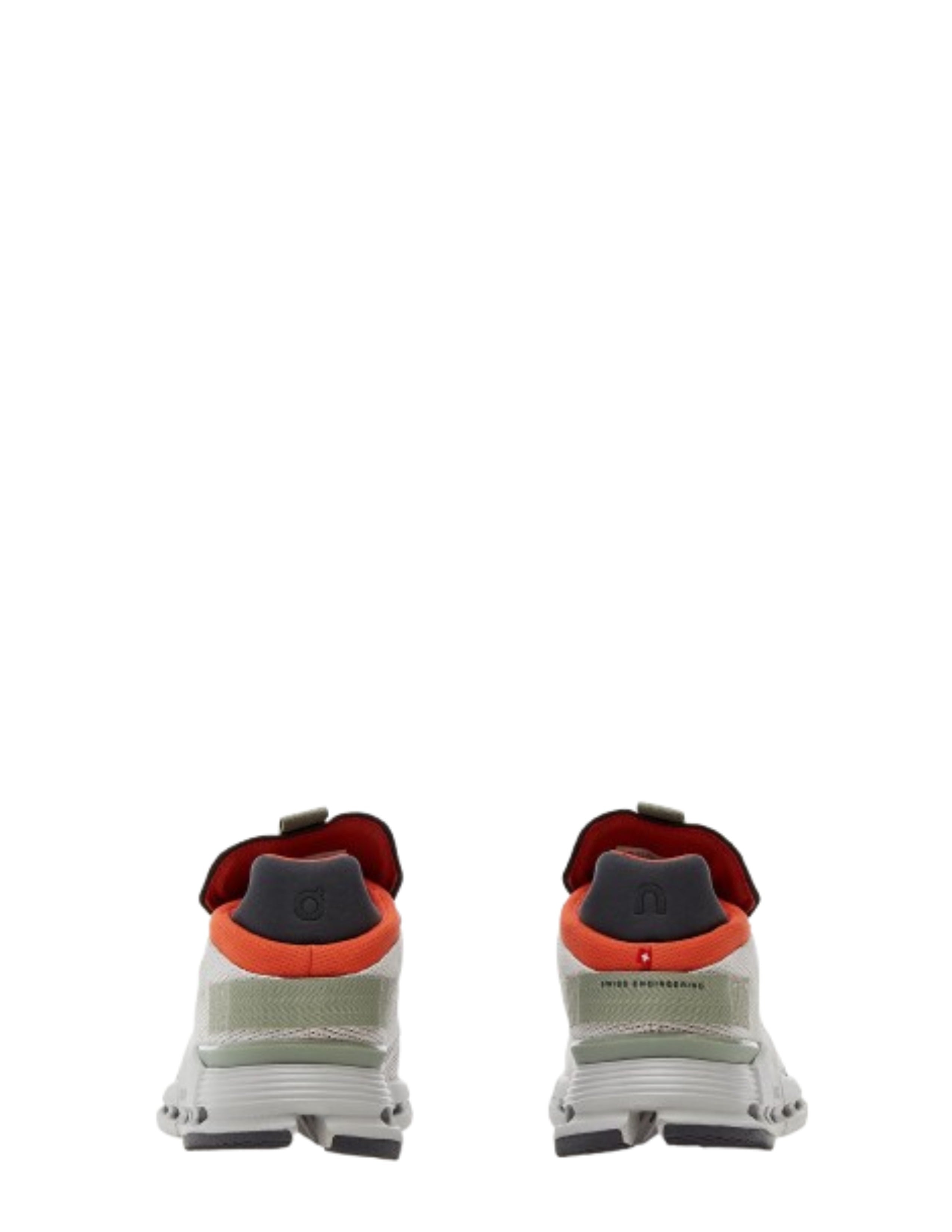 On Cloudnova Silver Orange Cloudtec Athletic