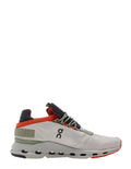 On Cloudnova Silver Orange Cloudtec Athletic