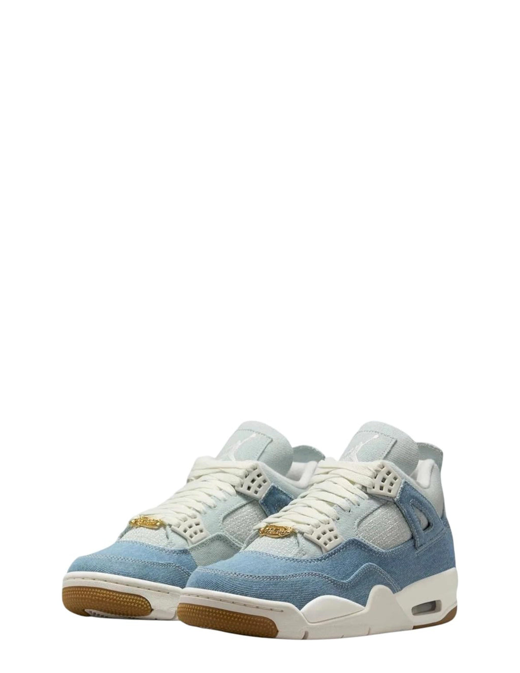 AIR JORDAN RETRO 4 WORN BLUE DENIM