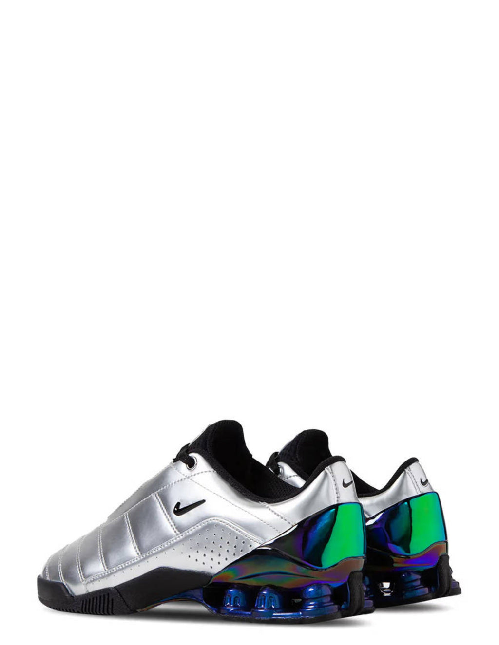 nikee. total 90 secutor shox magia metallic silver