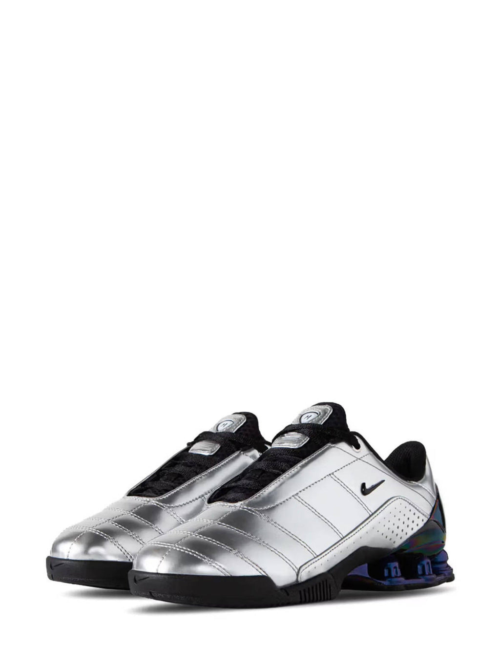 nikee. total 90 secutor shox magia metallic silver