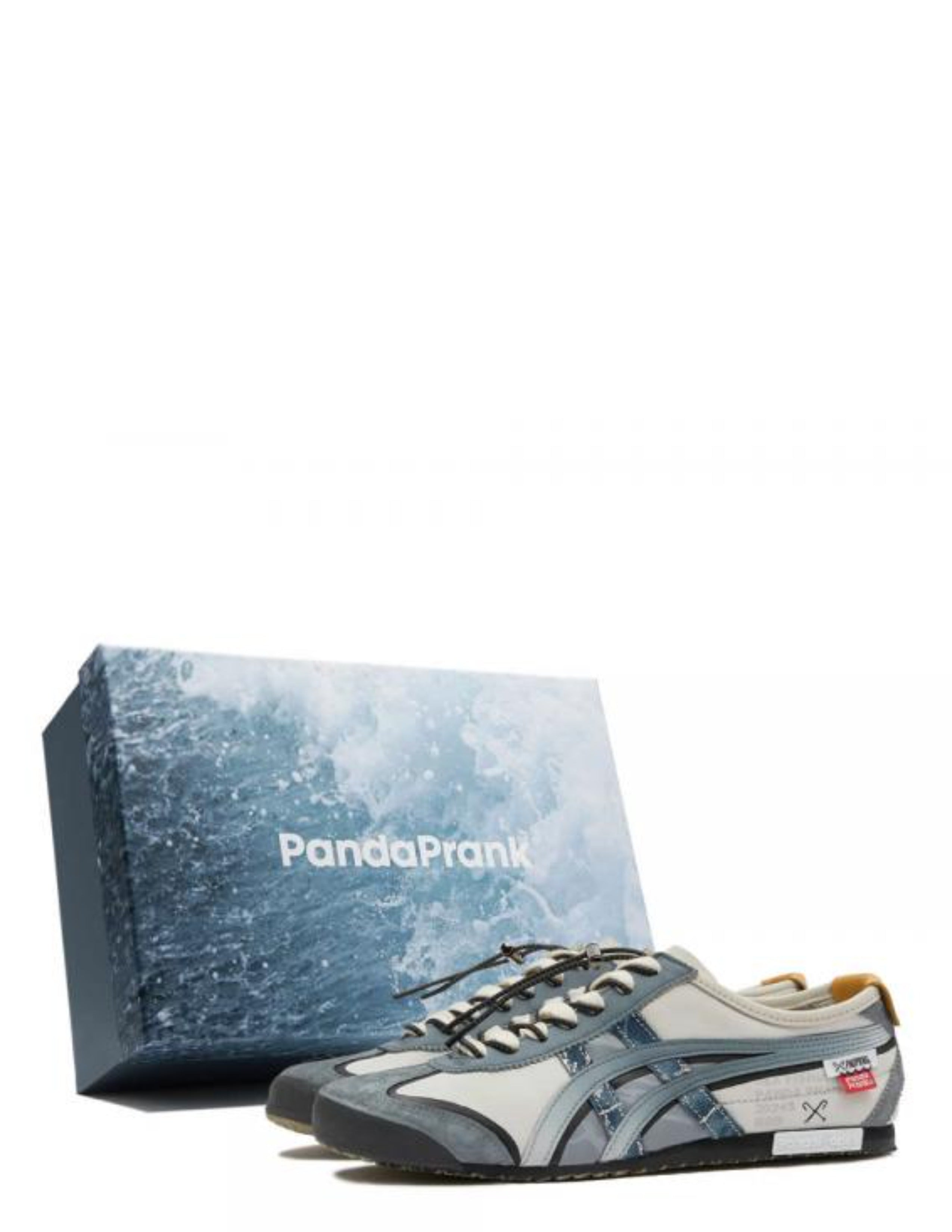 Onitsuka tigerr Mexico 66 Panda Prank Custom Misty Fields with Og box and accessories