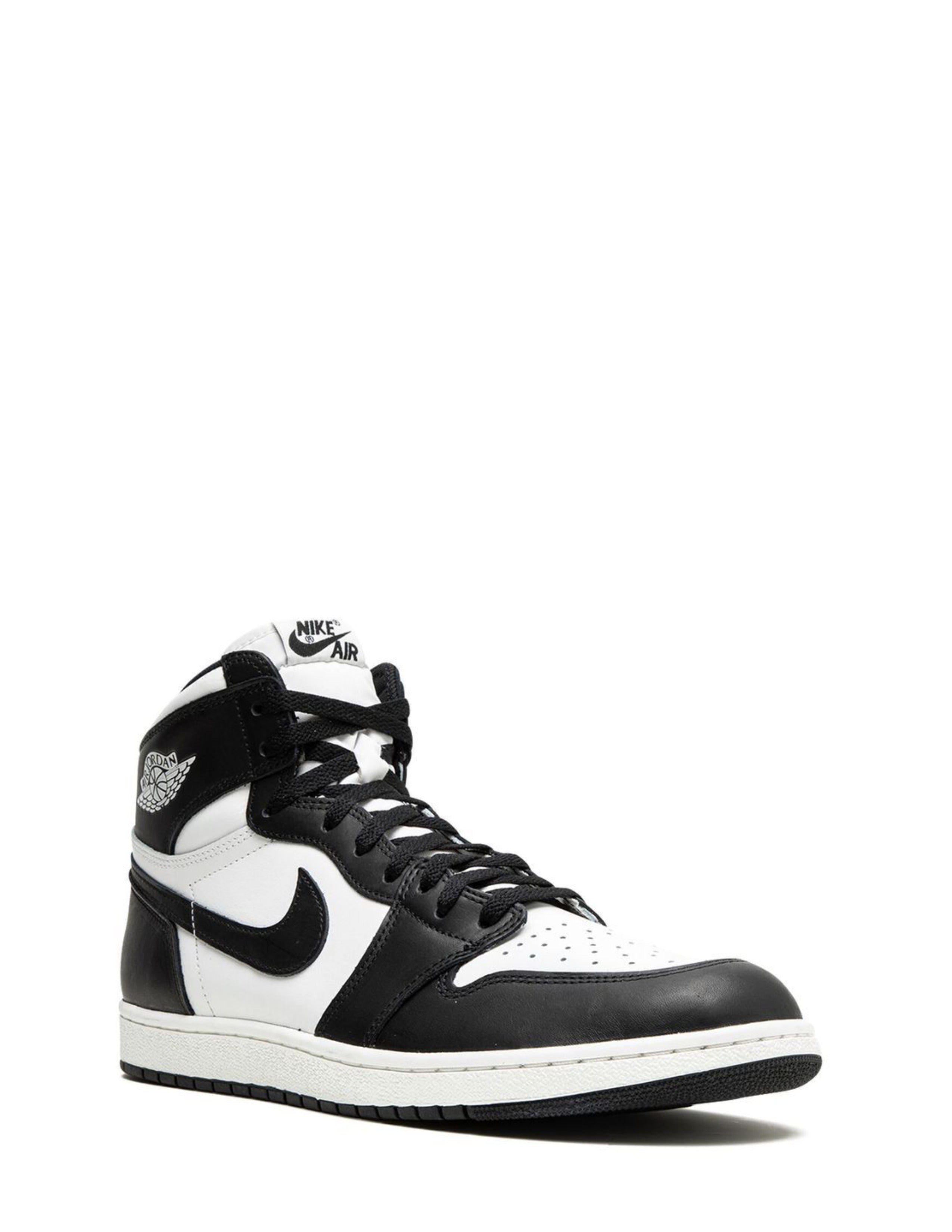 air jordan retro 1 high black white semi ua (292)