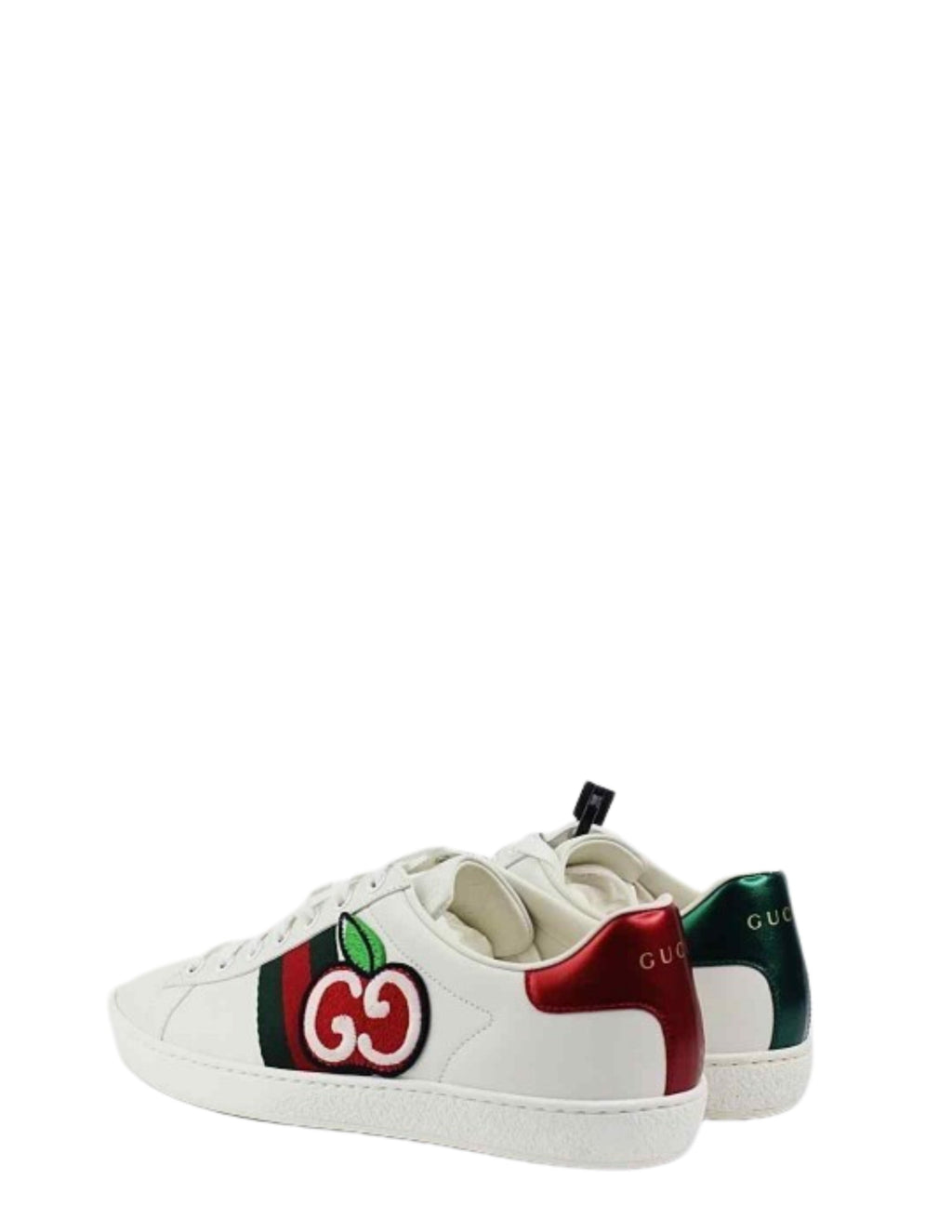 Guccii Ace Low GG Apple Patch White 408