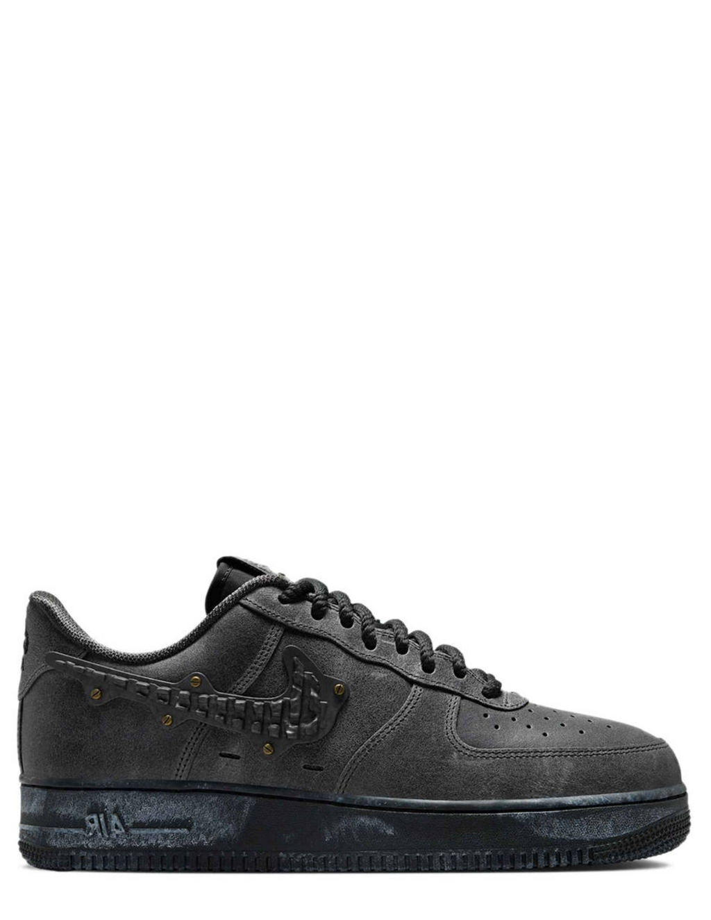 Nikee AirForce 1 Low Medium Ash Black 439