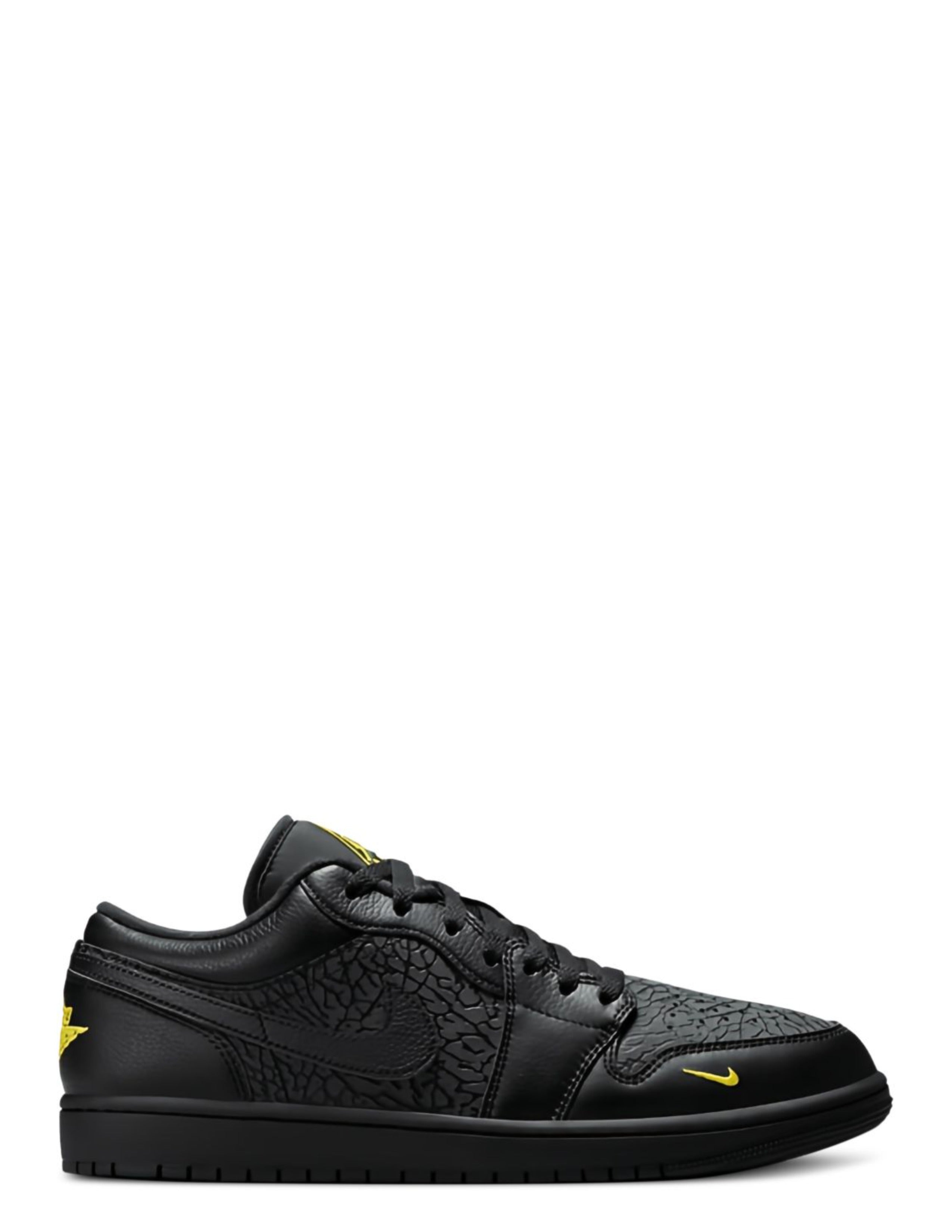 Nikee Air Jordan 1 Low SE Black Anthracite Tour Yellow