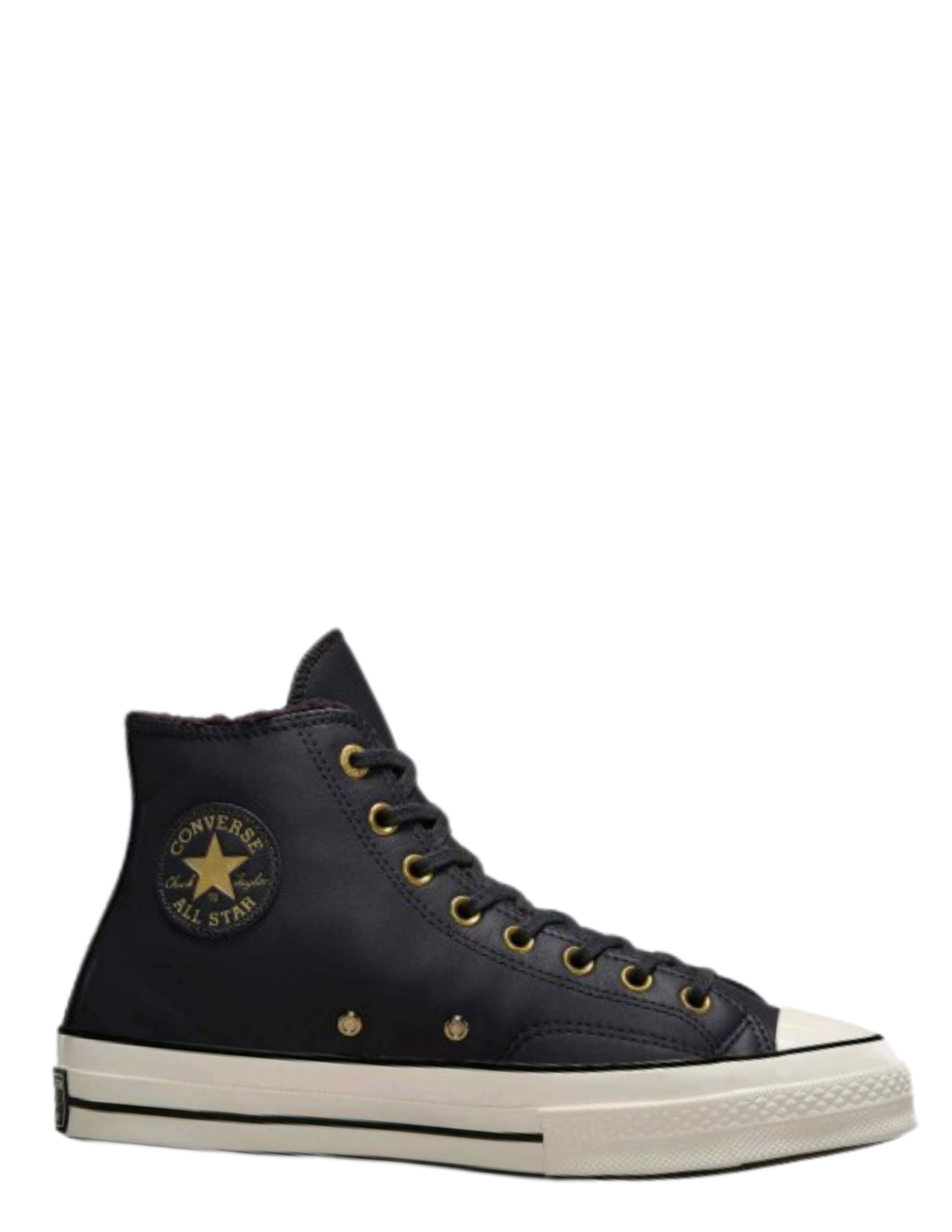 conversee. Chuck black 70 Leather & Fur Sherpa