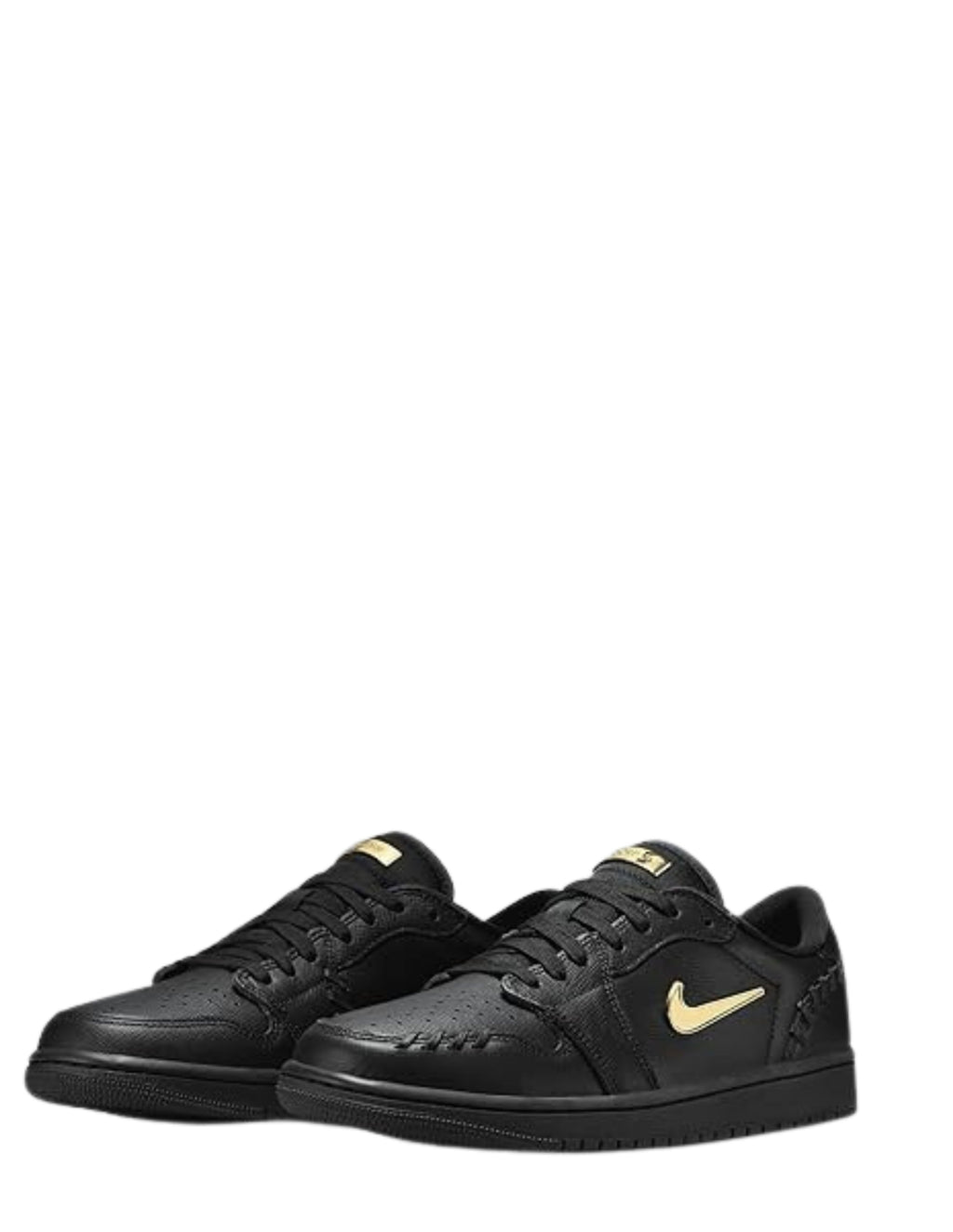 Nik e air jordann 1 low method of make black gold with og box