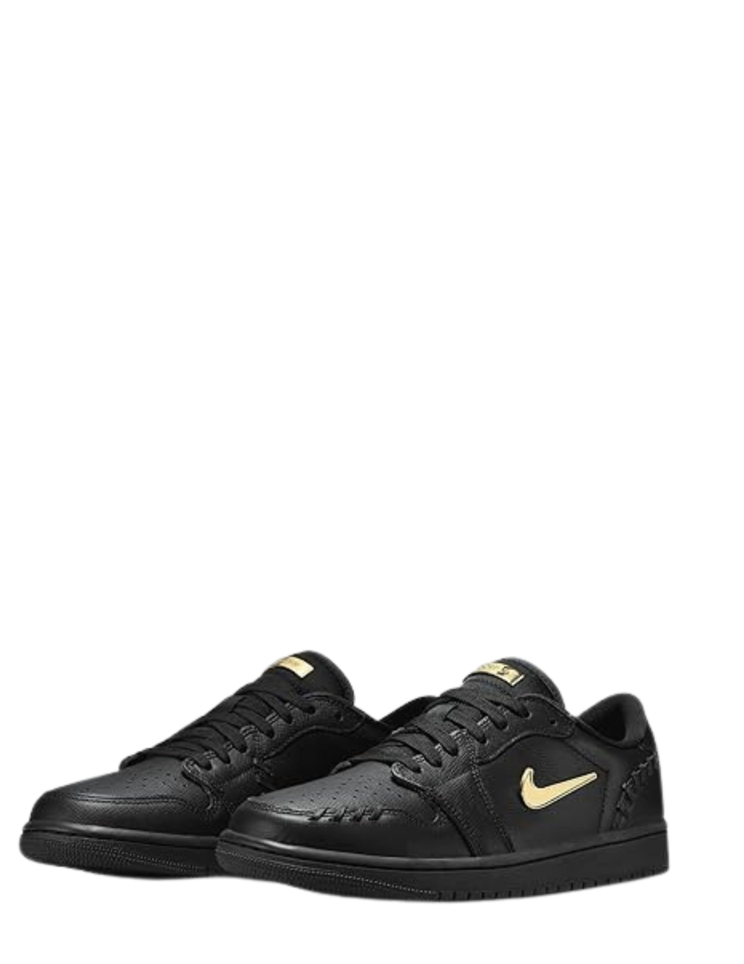 Nik e air jordann 1 low method of make black gold with og box