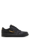 Nik e air jordann 1 low method of make black gold with og box