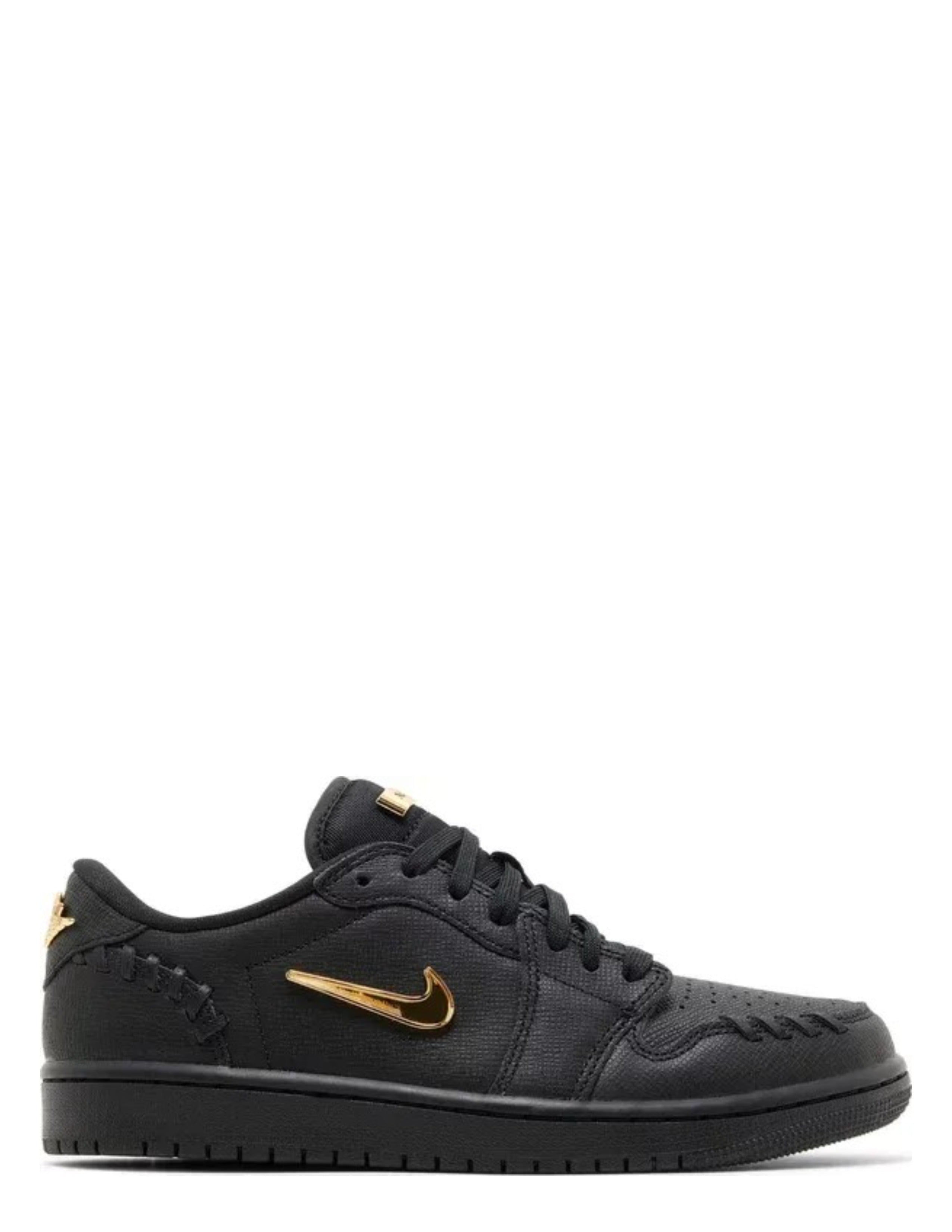 Nik e air jordann 1 low method of make black gold with og box