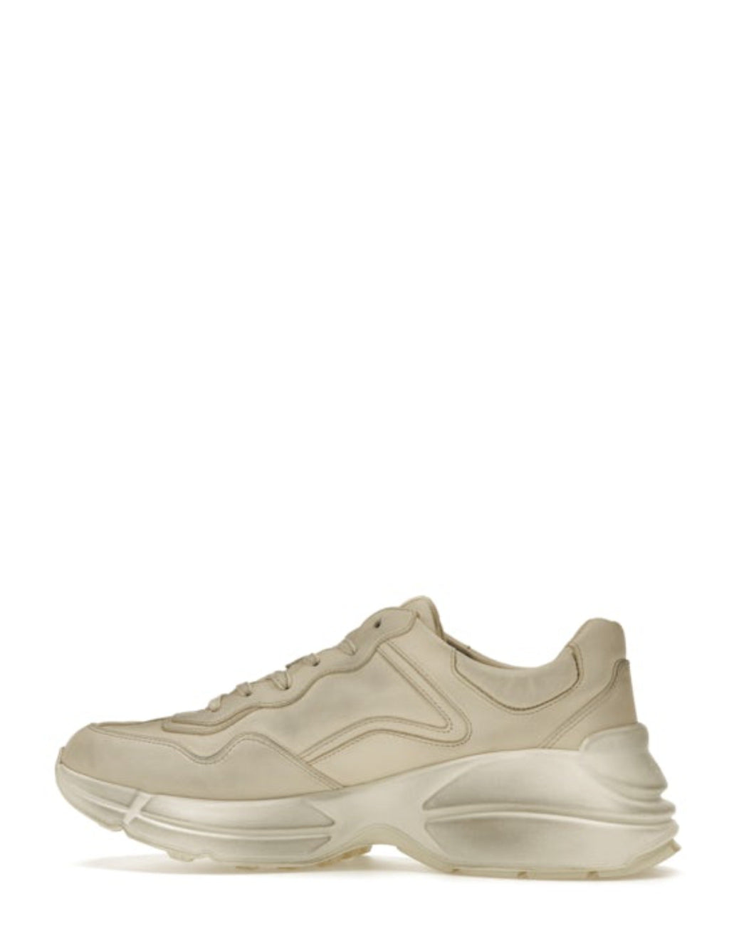 Gucc.i Rhyton Leather Sneakers with Lip Print