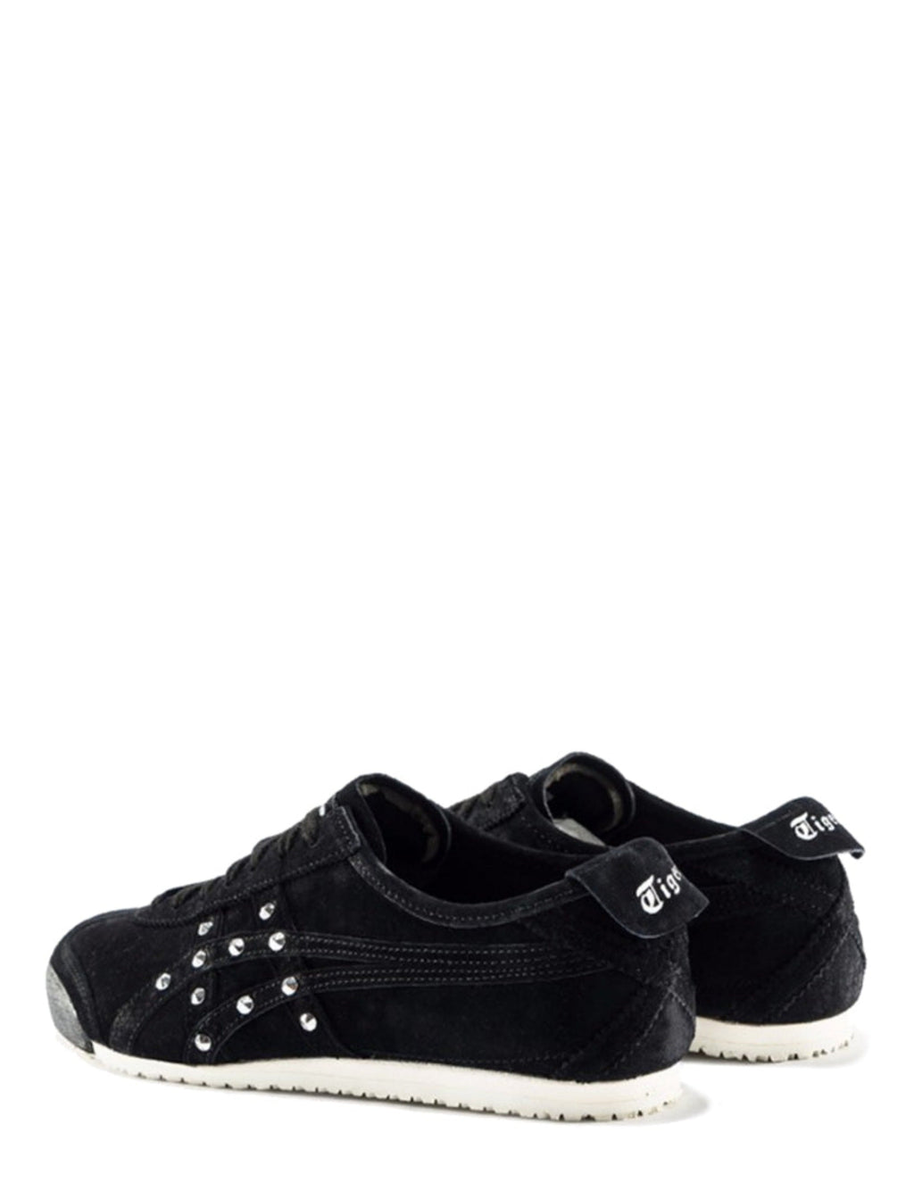 Onitsukka Tiger Unisex Mexico 66 Sneakers Black Suede Diamond
