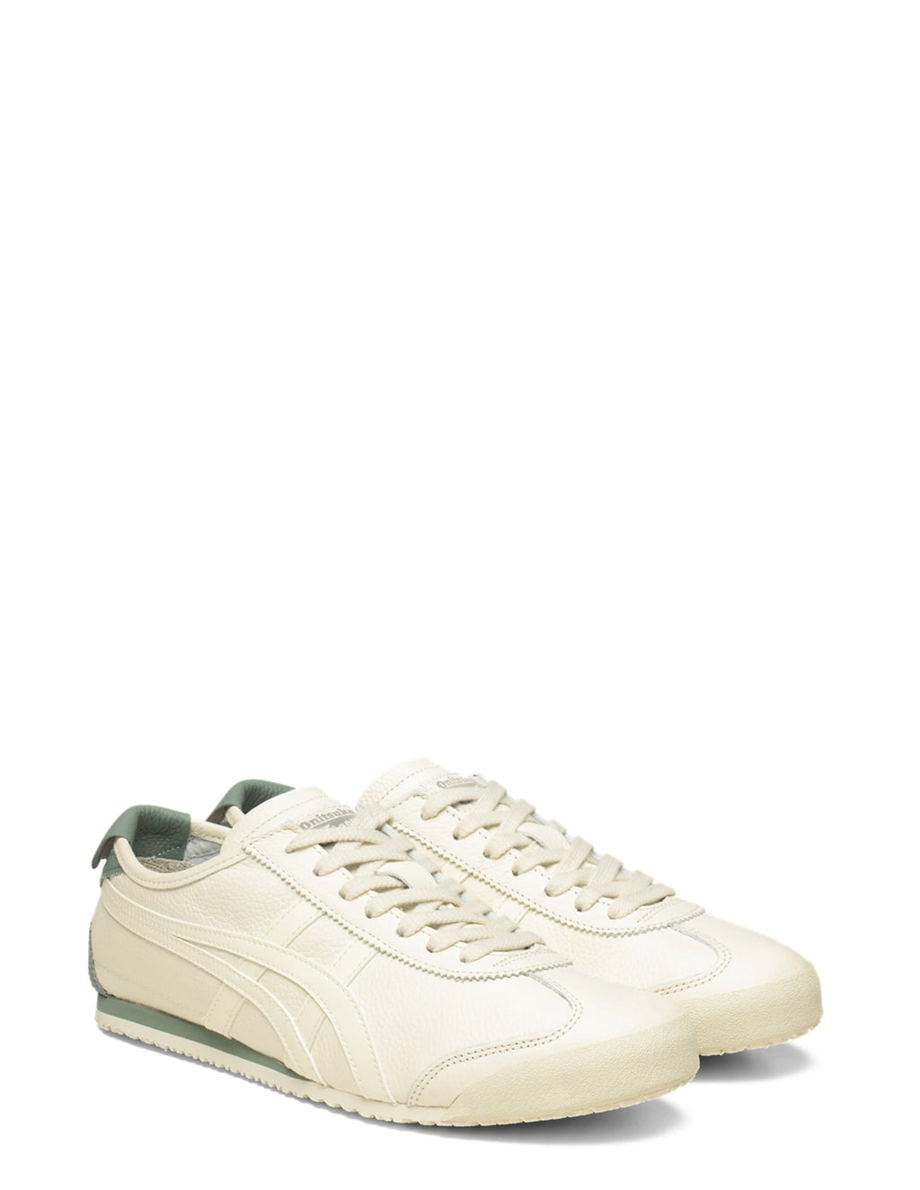 ONITSUKA TIGER MEXICO 66 CREAM GREEN 1ST LETHER QUALITY