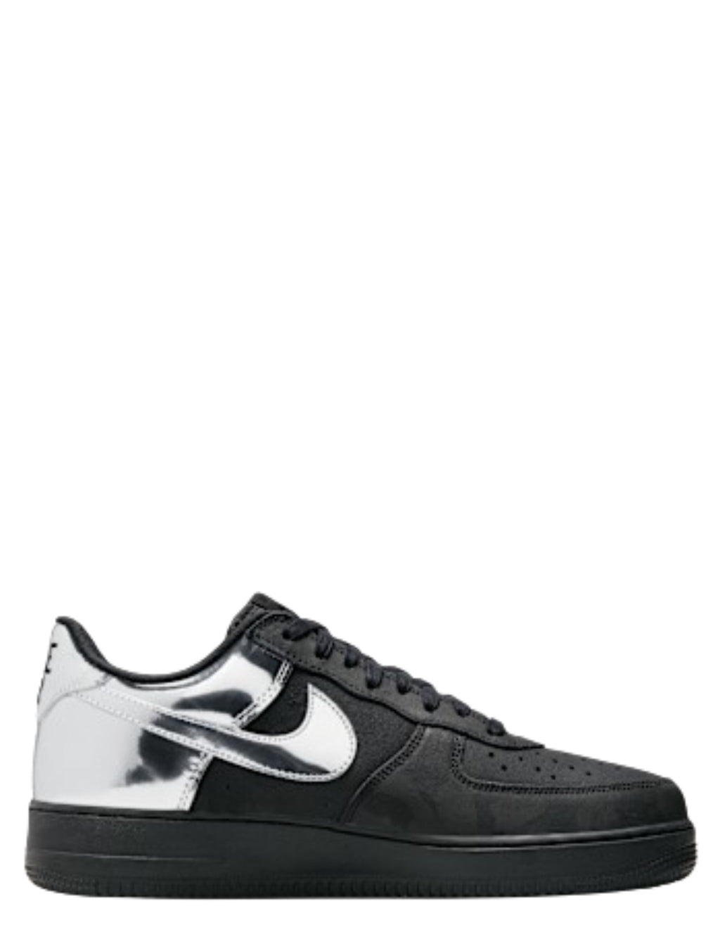 Nik e Airforce 1 All star metallic silver black (Glow in dark)