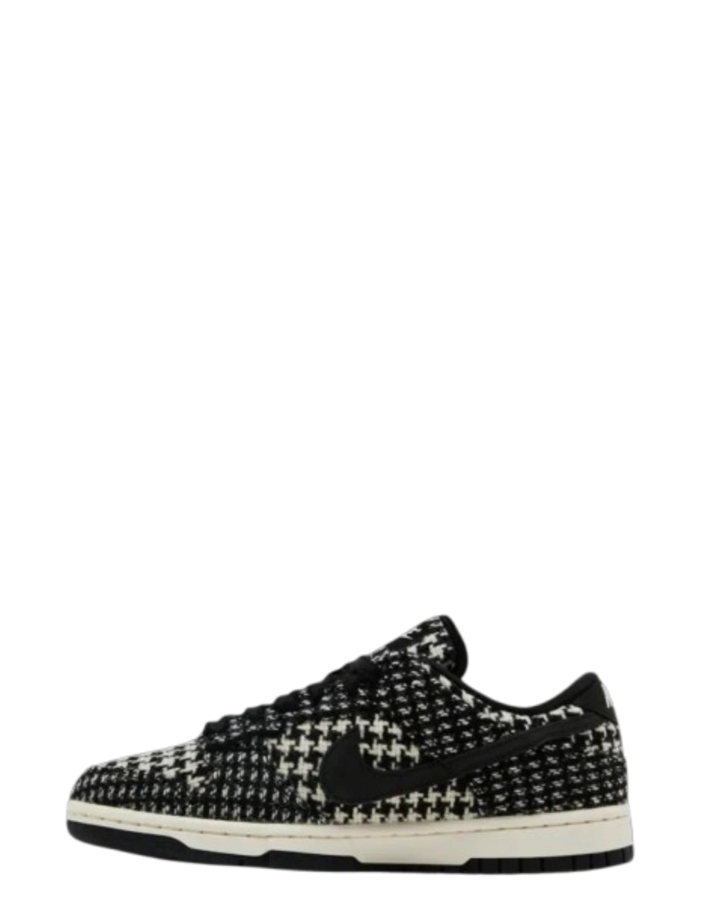 Nik_e Harris Tweed x Dunk Low Black Phantom