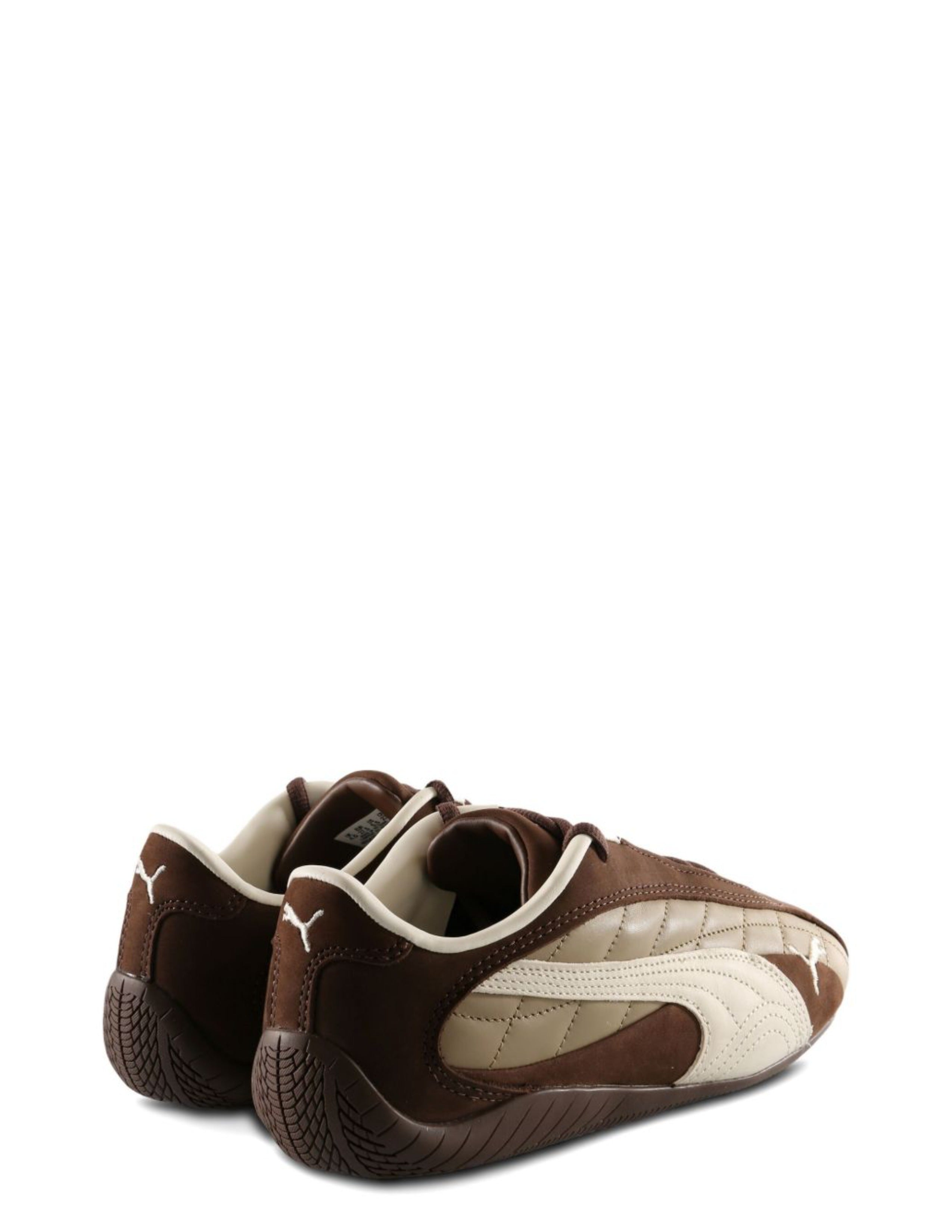 Pumaa SPEEDCAT PLUS QUILTEDESPRESSO BROWNWARM WHITE