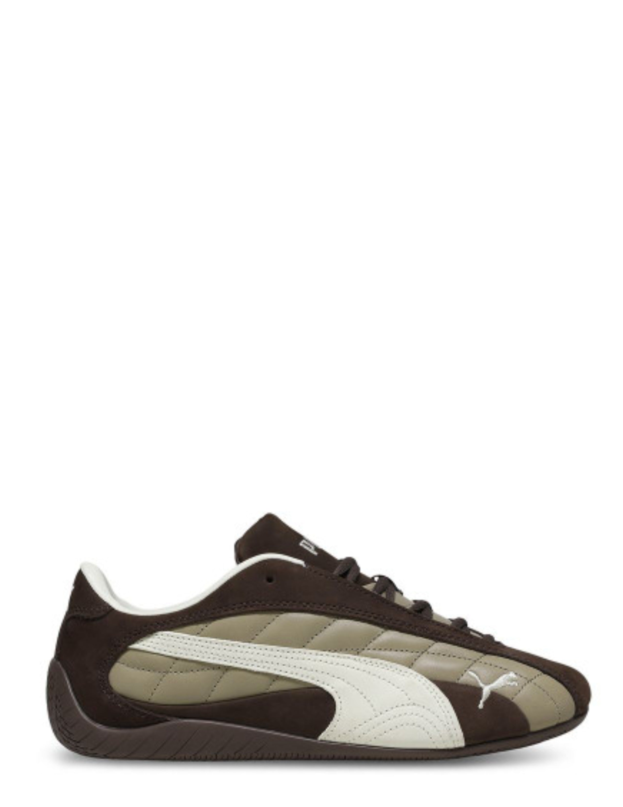 Pumaa SPEEDCAT PLUS QUILTEDESPRESSO BROWNWARM WHITE