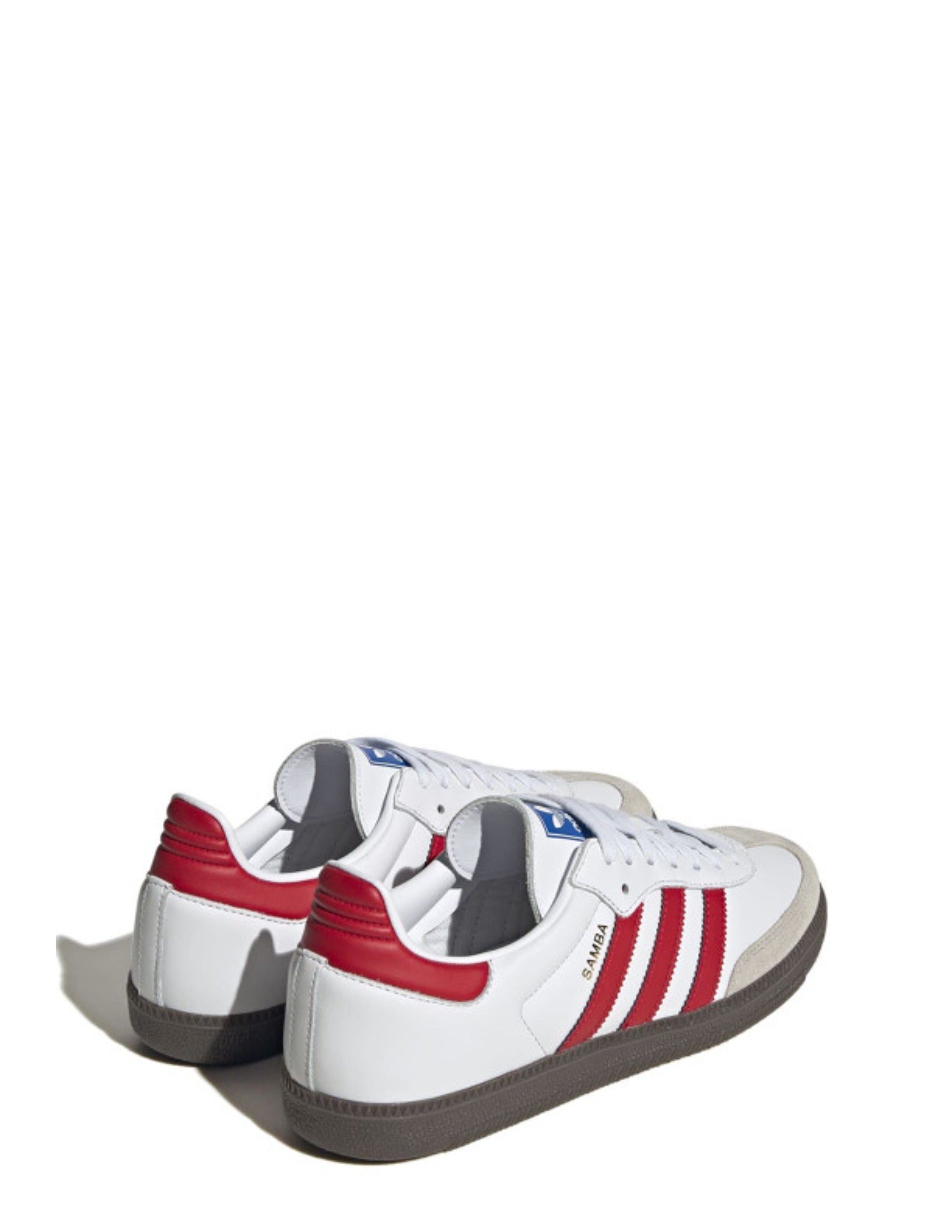 Adidass Samba OG Core White Victory Red