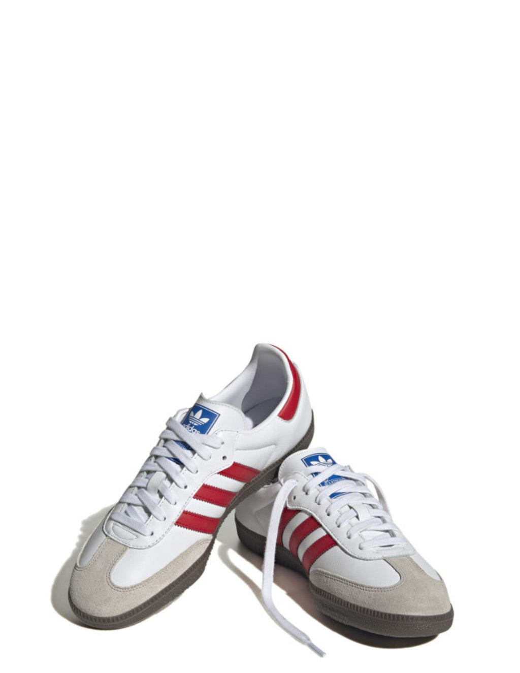 Adidass Samba OG Core White Victory Red