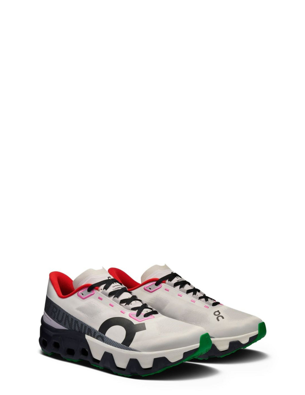 On Cloud Monster Silver Iron Red