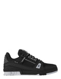 louiss Vuitton LV Trainer Sneakers black grey