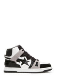 A Bathing Ape Bape Sta 93 Hi Black Light Grey Men s