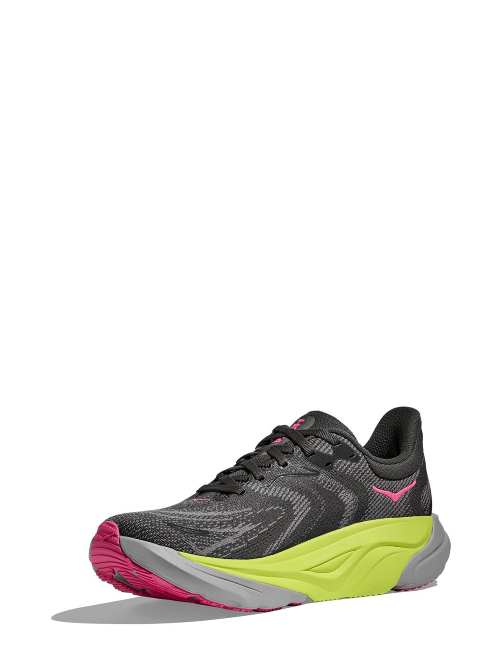 Hoka Arahi 8 Charcoal Grey-Yellow-Rose Mens shoes