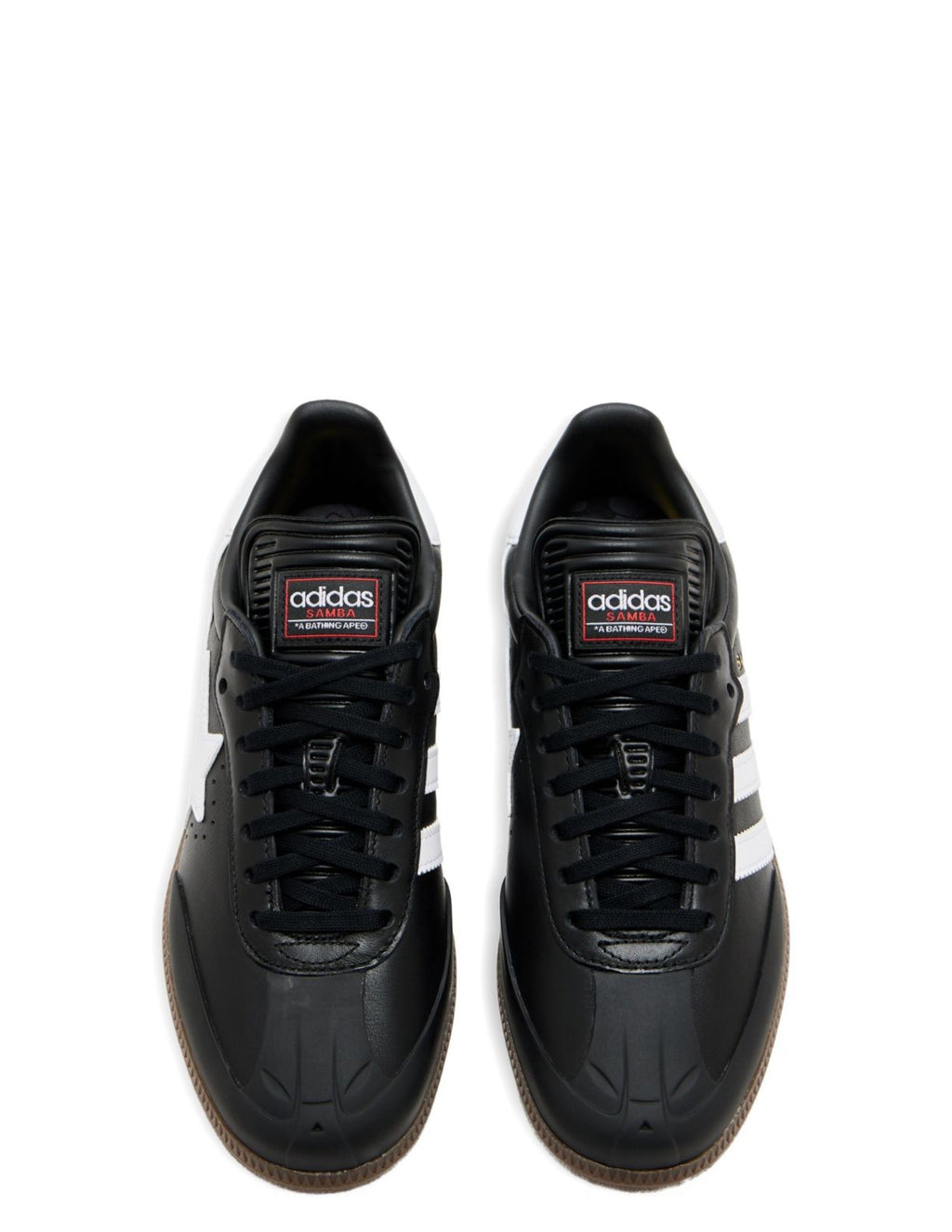 ADIDA.S SAMBA BAPE BLACK WHITE BLACK SNEAKER