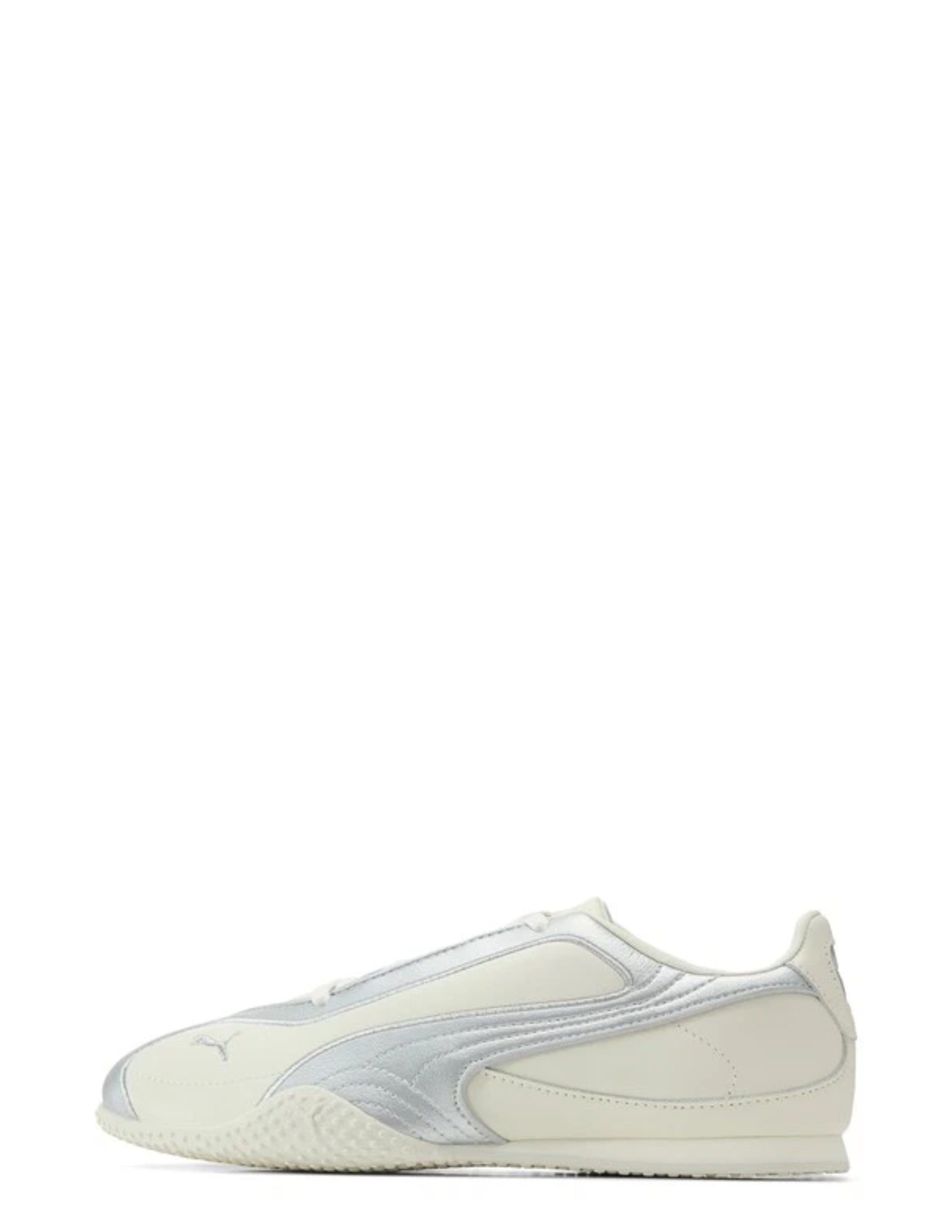 Pum_a Bella V2 Leather in the White Aged Silver