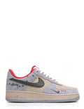 Nikee Air Force 1 Low STUSSY X GREY RED