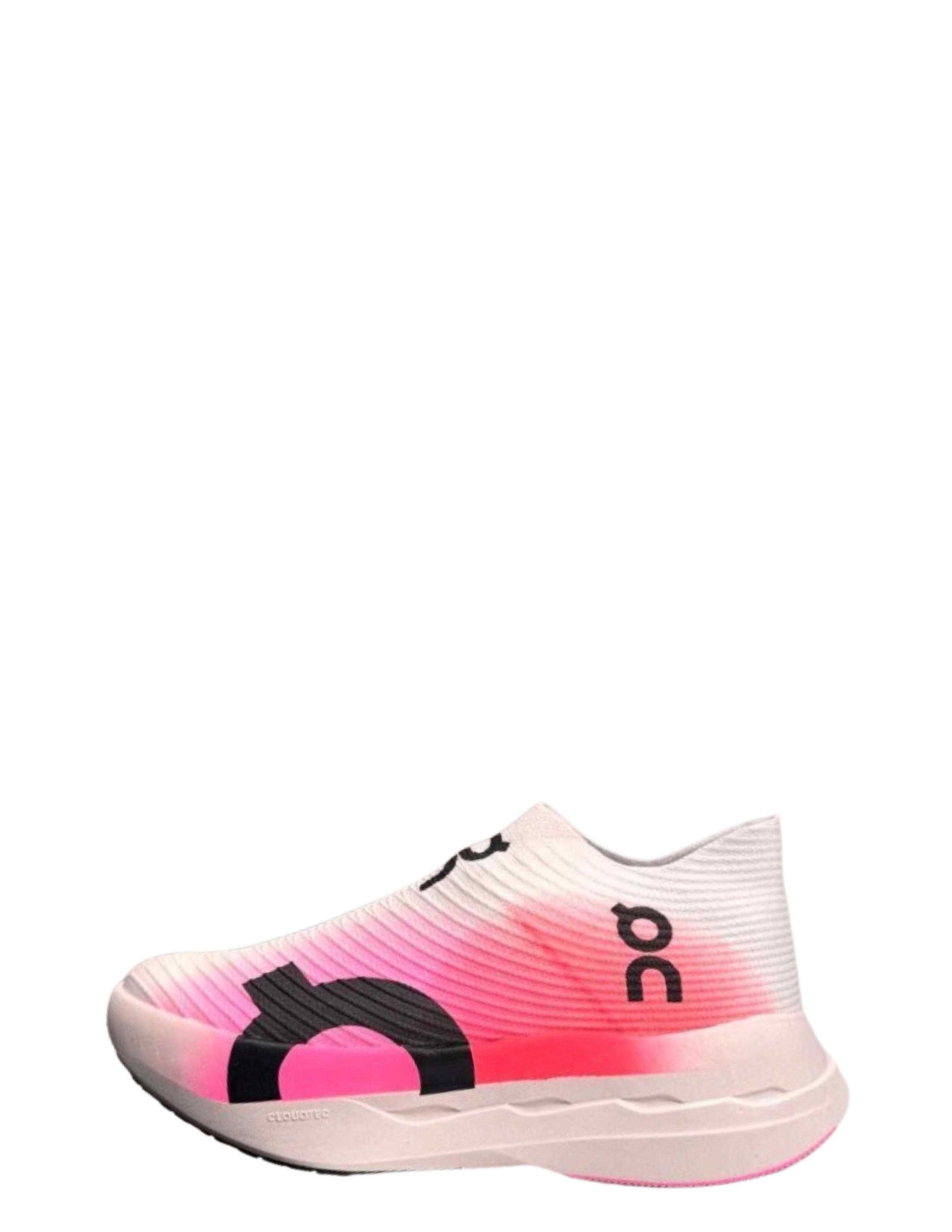 On Cloudboom Strike LS White and Raspberry 5068