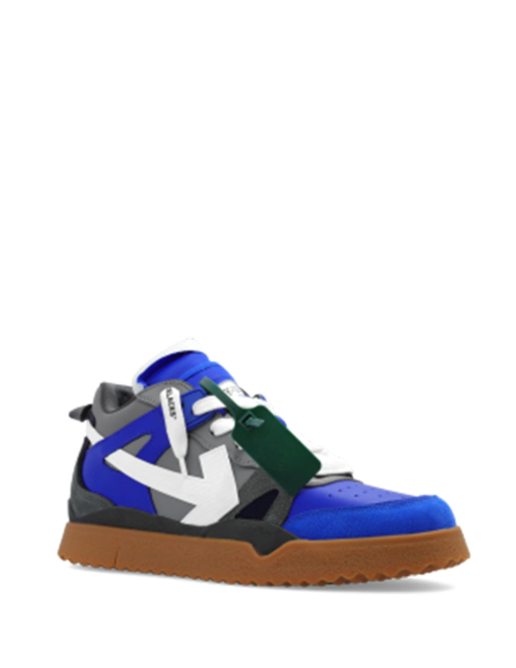 OFF-WHITE MIDTOP SPONGE SNEAKERS MADE OF LEATHER