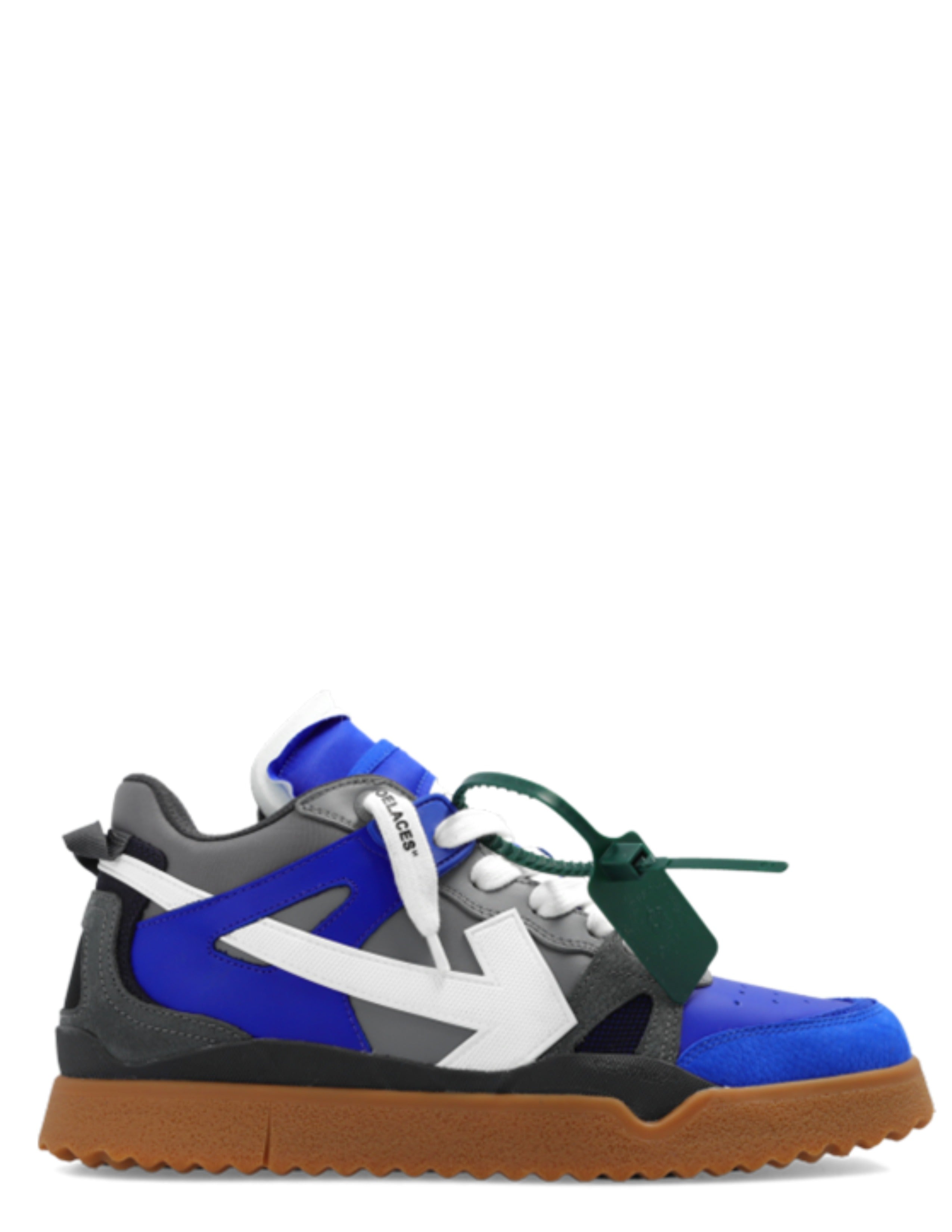 OFF-WHITE MIDTOP SPONGE SNEAKERS MADE OF LEATHER