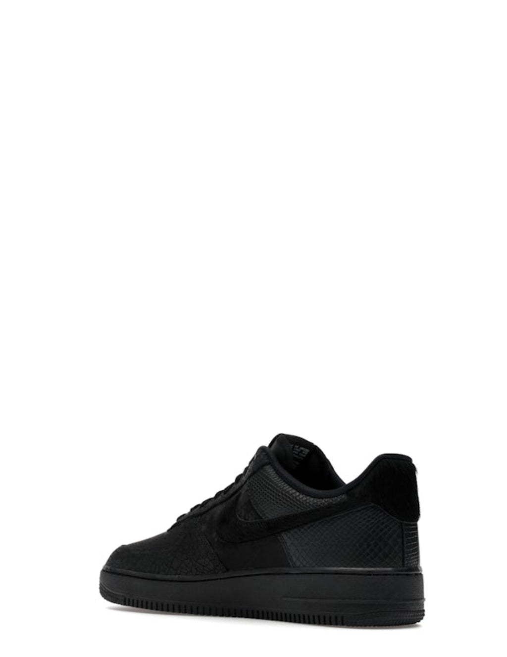 nik ee Airforce 1 Black Low Pony Hair