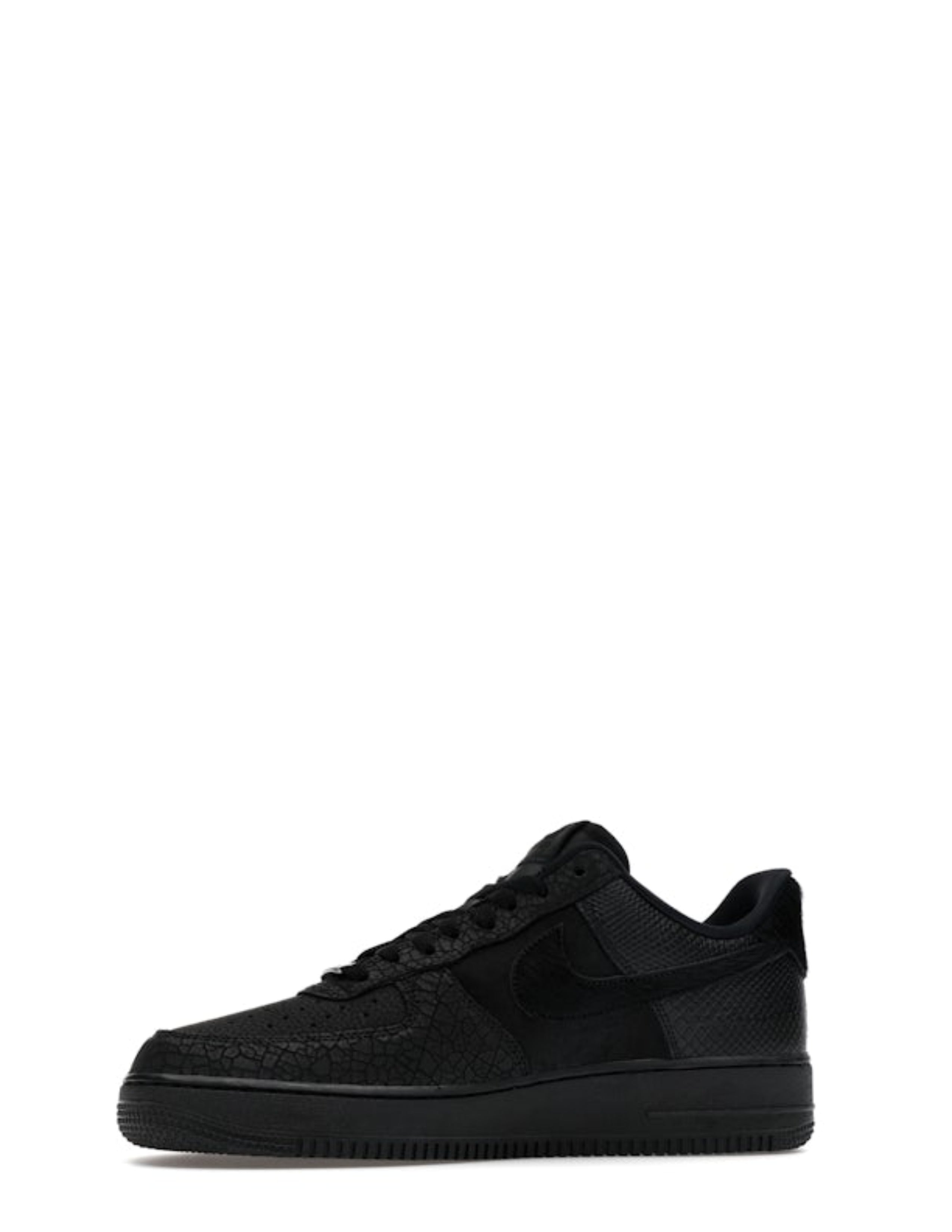 nik ee Airforce 1 Black Low Pony Hair