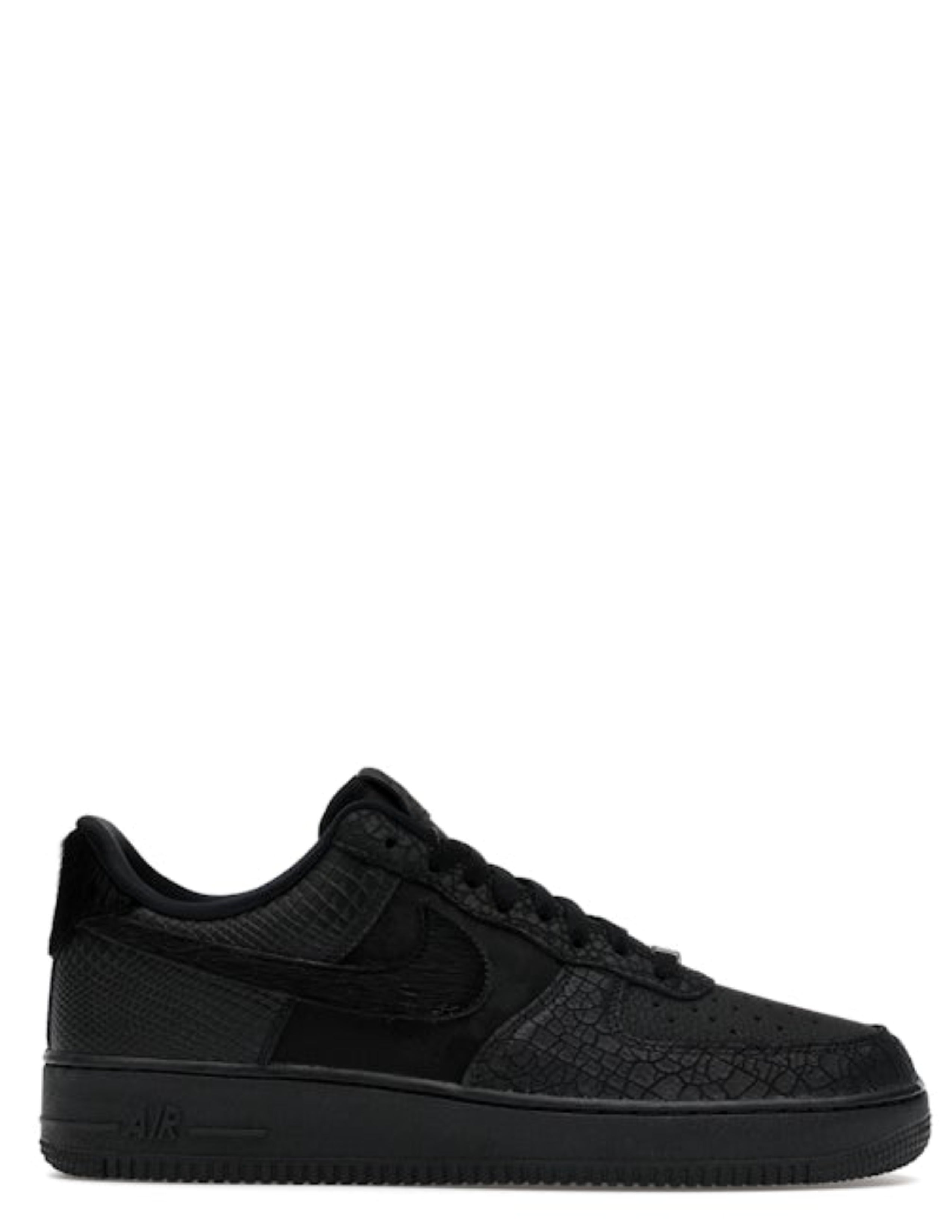 nik ee Airforce 1 Black Low Pony Hair