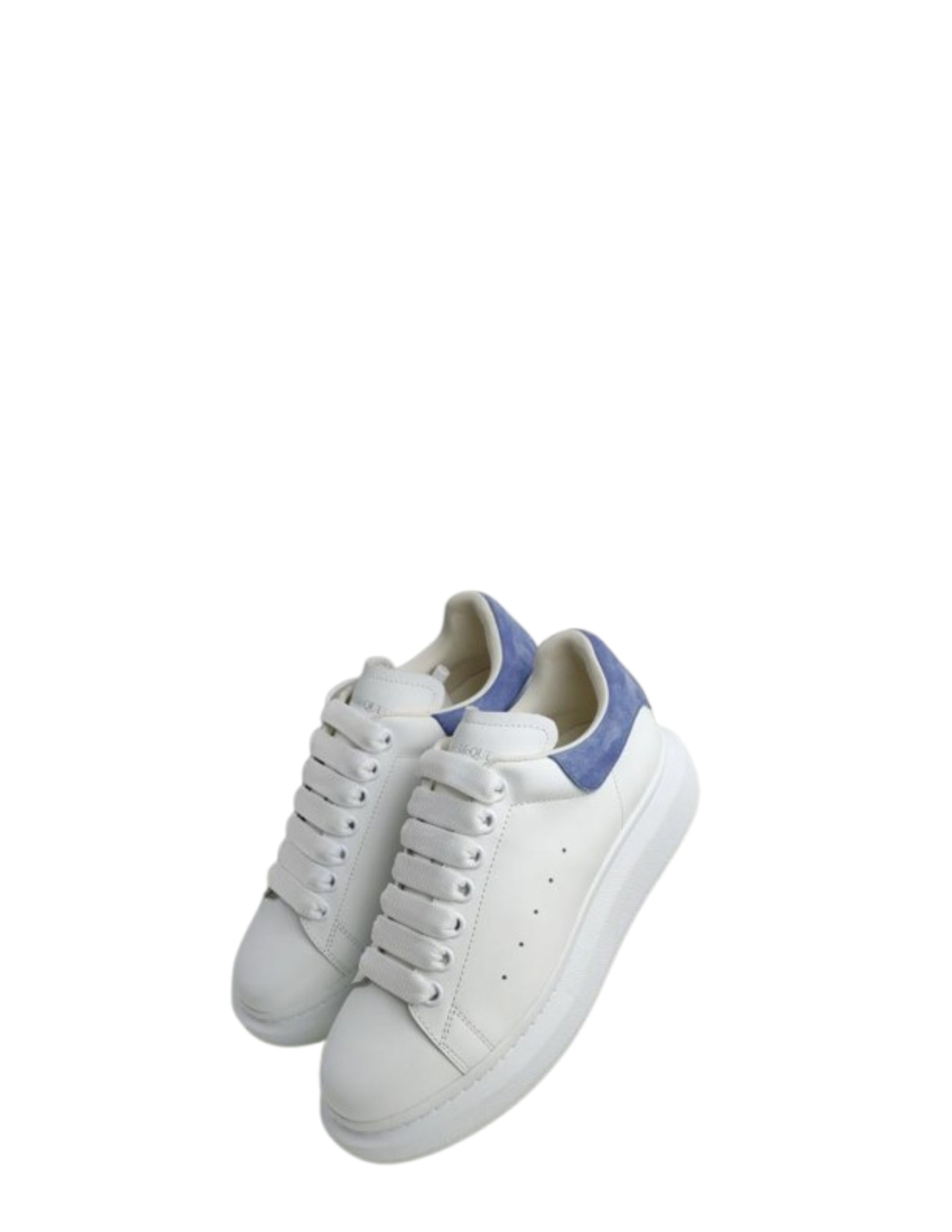 ALEXANDAR MCQUEE.N WHITE BLUE SNEAKERS