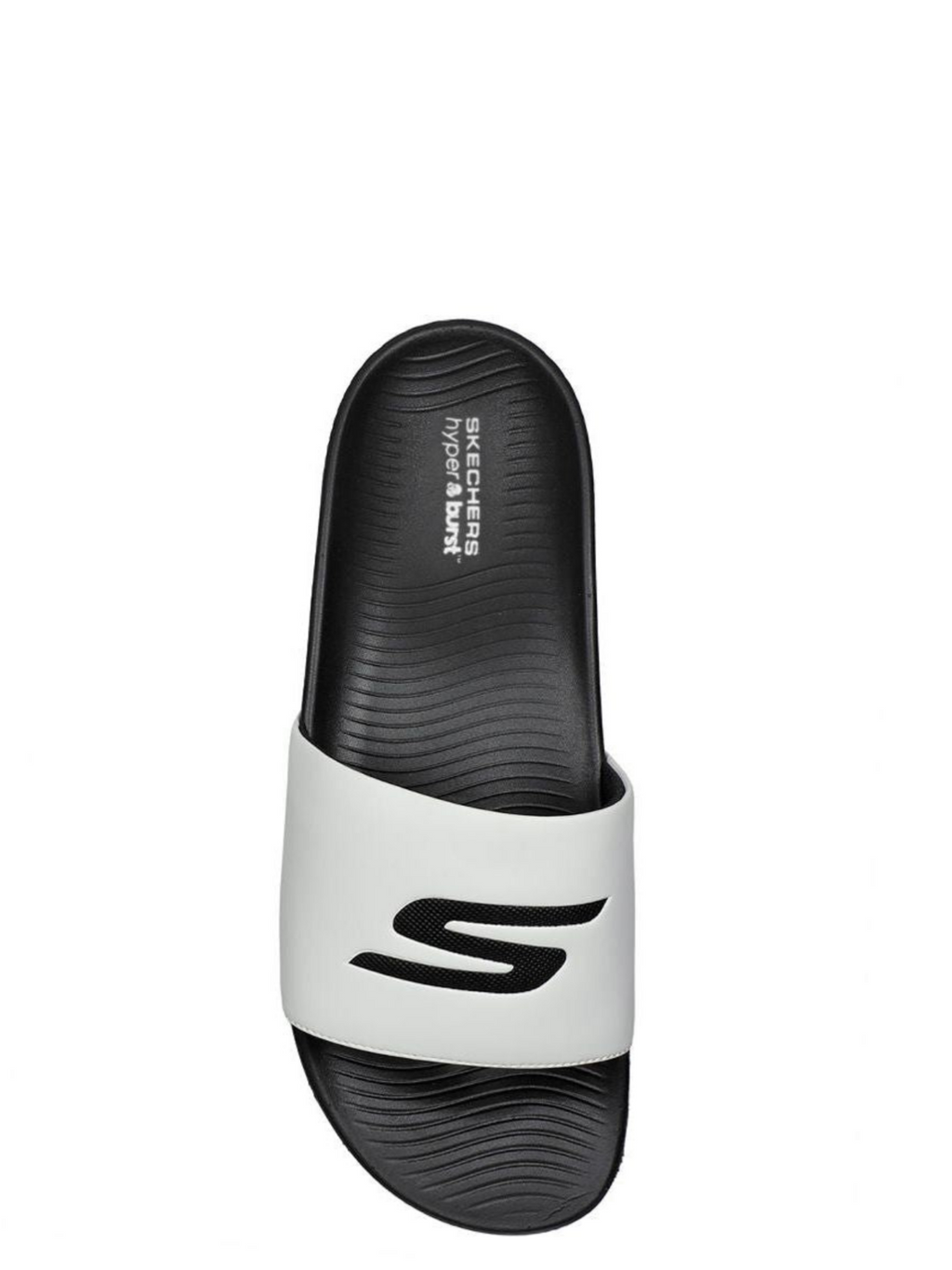SKECHER.S HYPER BURST WHITE BLACK