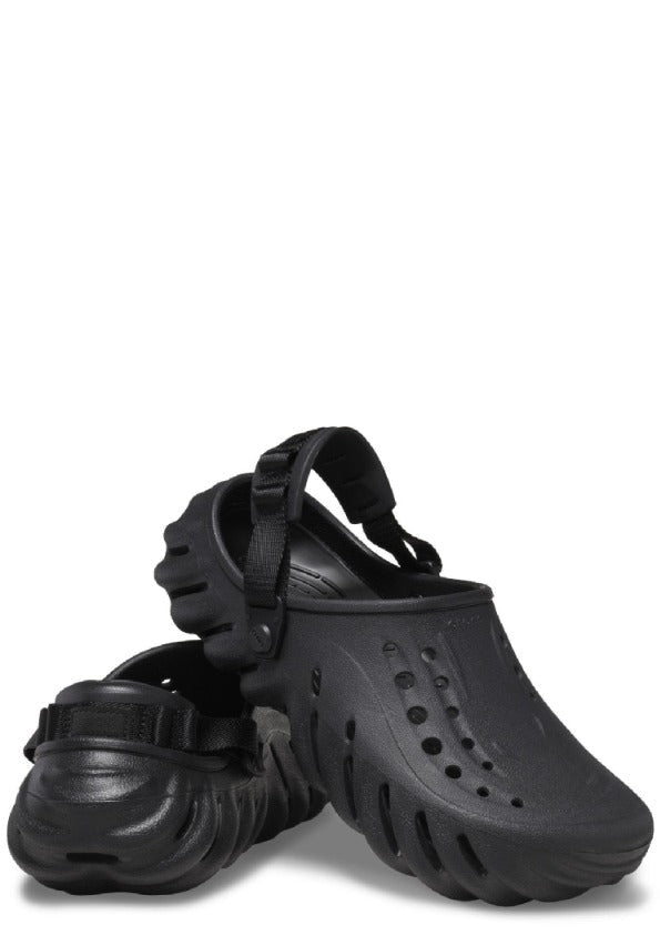 Crocss Echo Clog Poplogo Full Black