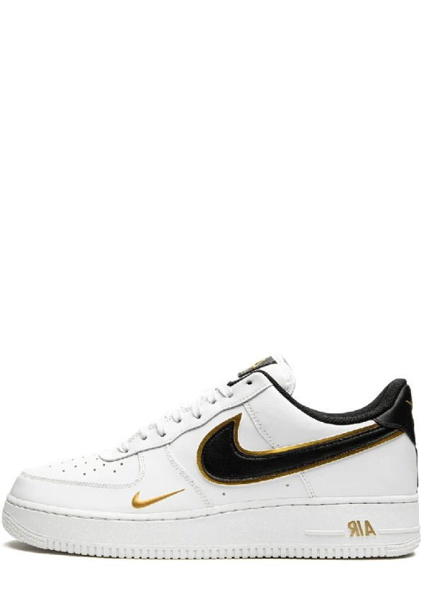 Nikee Airforce 1 LV8 Metallic Double Gold Swoosh