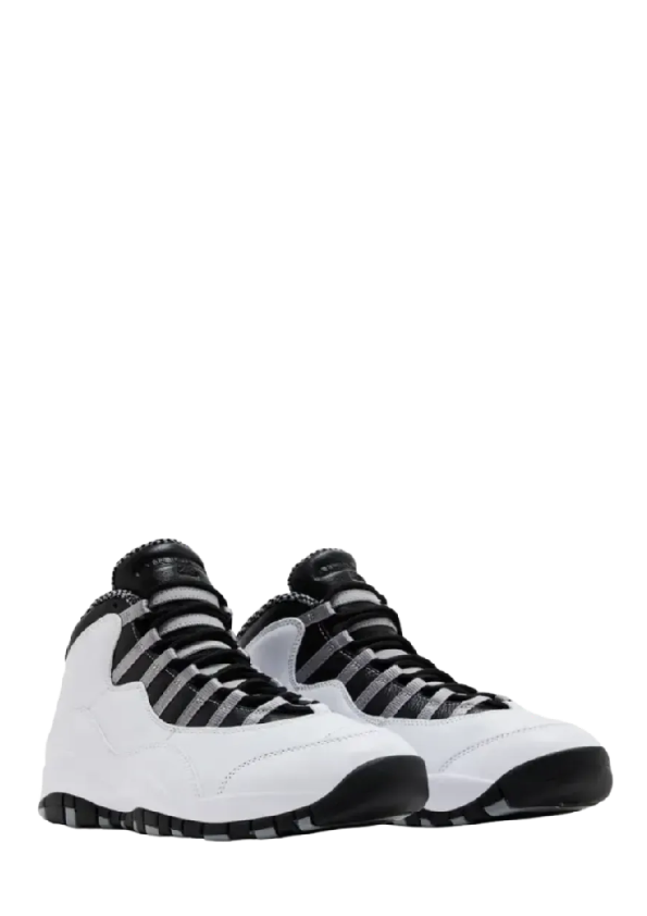 Air Jordan Retro 10 Steel Grey White