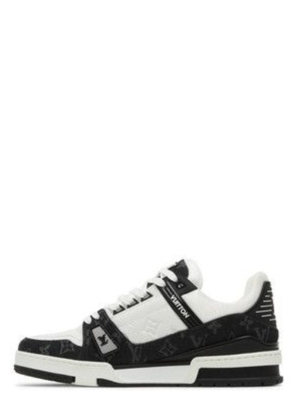 Louiss Vuittonn LV Trainer White Black