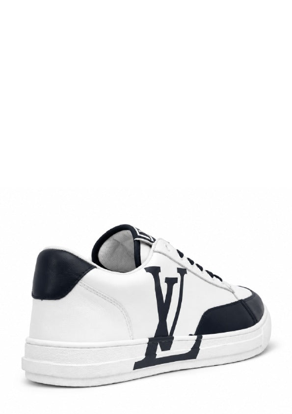 Louis Vuitton LV White Black Logo fix